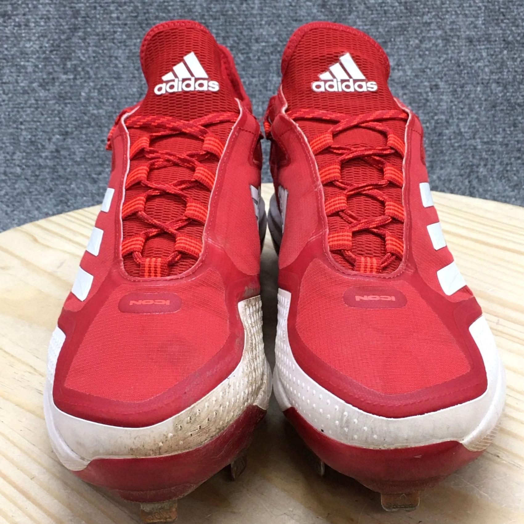 Adidas Adidas Sneaker Mens 12.5 Red Icon Boost Athletic Basketball Laced Up FY4442 Nike? Size US 13 / EU 46 - 5 Thumbnail