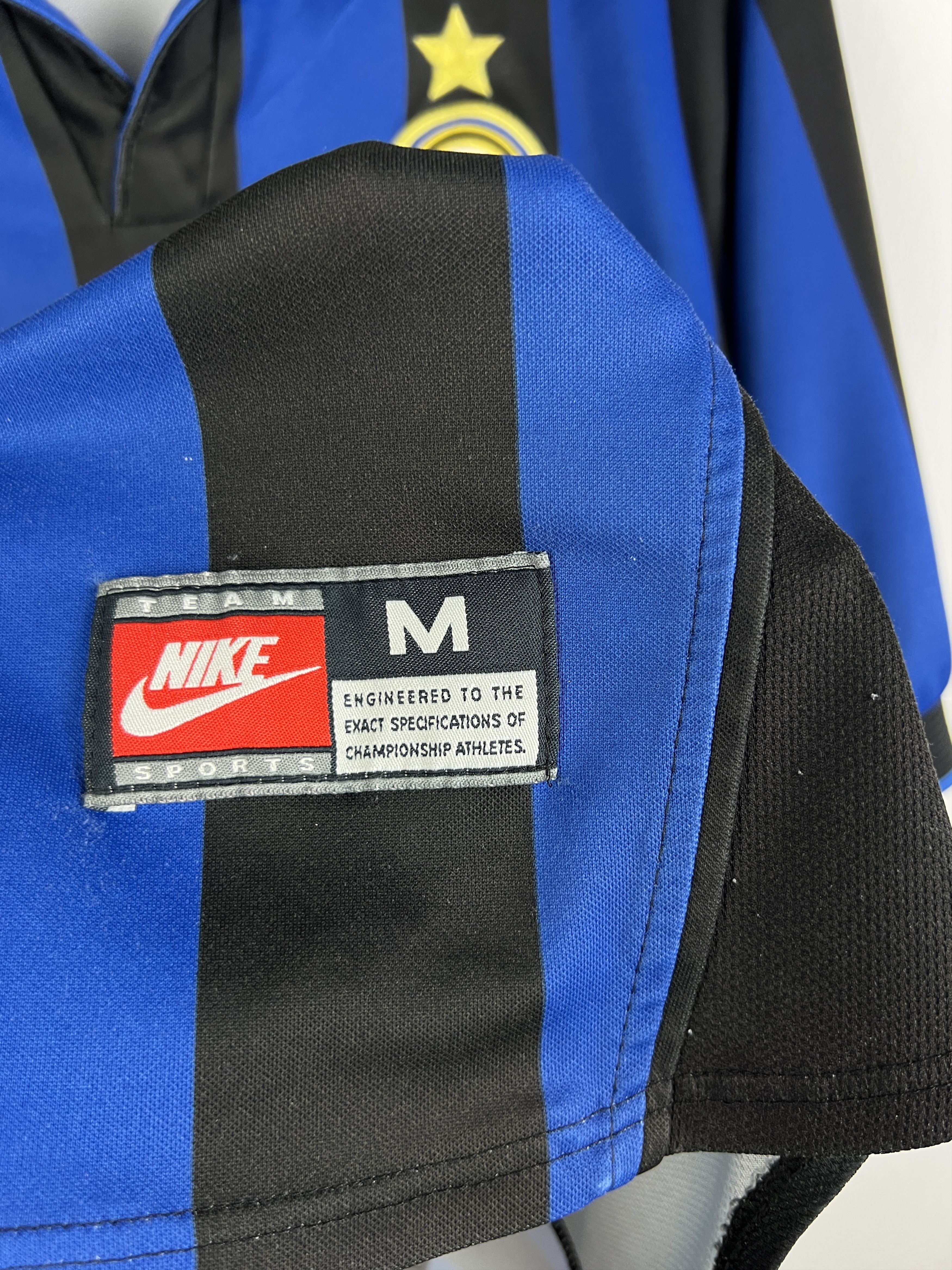 Nike Inter Milan football shirt 1998 Soccer Maglia Jersey Trikot Size US M / EU 48-50 / 2 - 4 Thumbnail