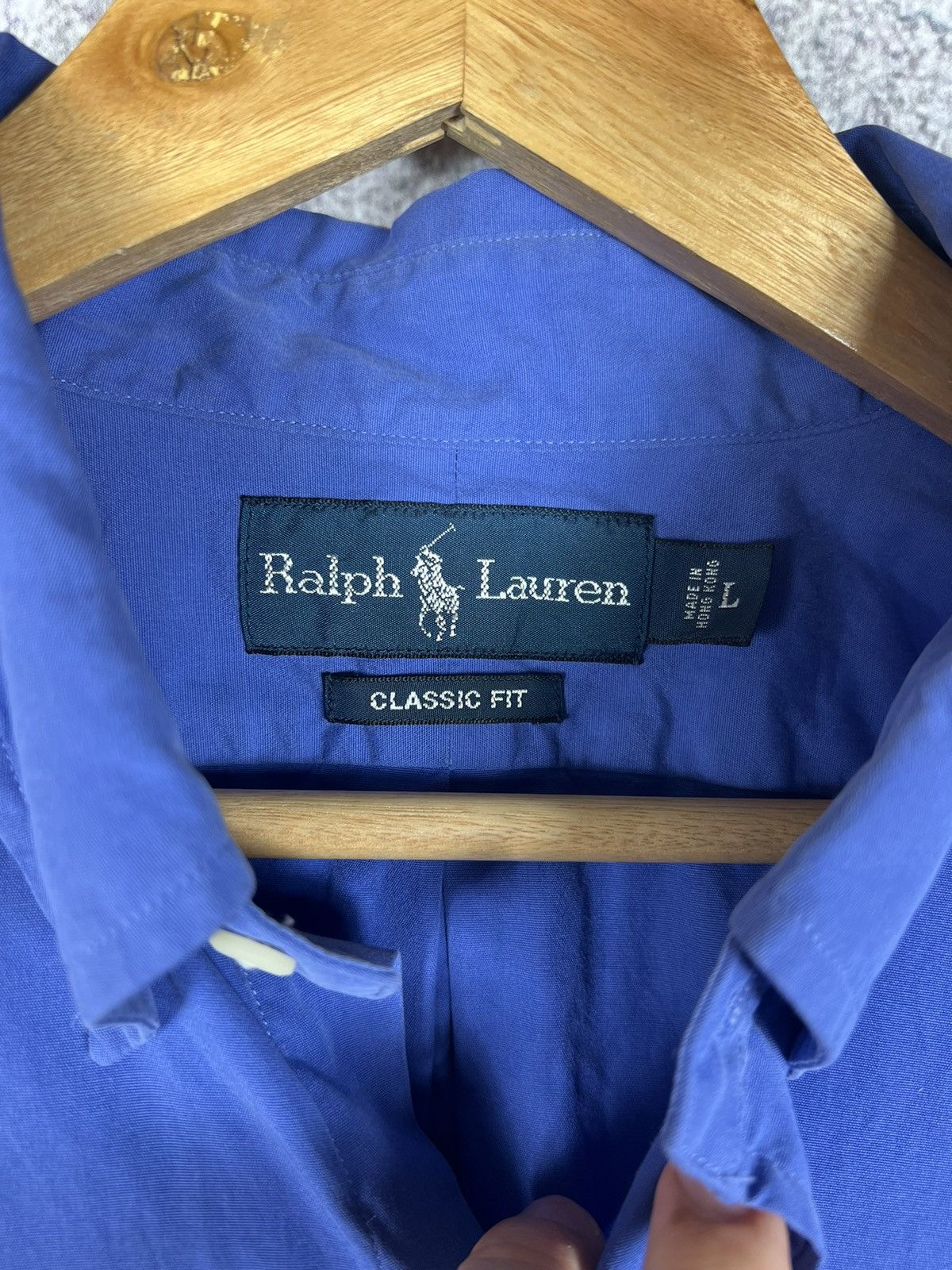 Ralph Lauren Vintage Ralph Lauren Classic Fit Longsleeve Shirt Size US L / EU 52-54 / 3 - 2 Thumbnail