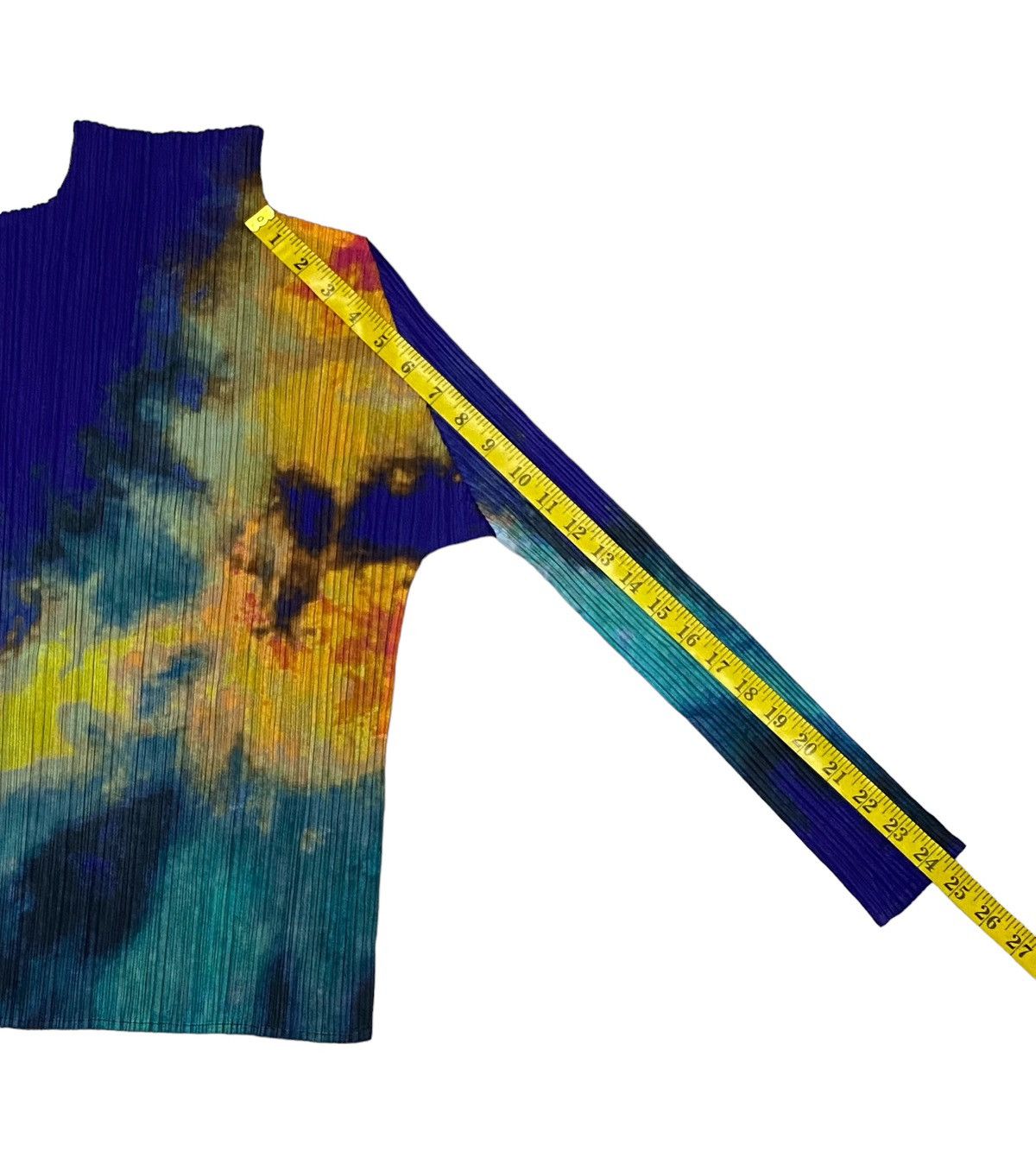 Issey Miyake × Pleats Please Issey Miyake Pleats Please Pleated Tie Dye Gradation Top Size M / US 6-8 / IT 42-44 - 10 Thumbnail