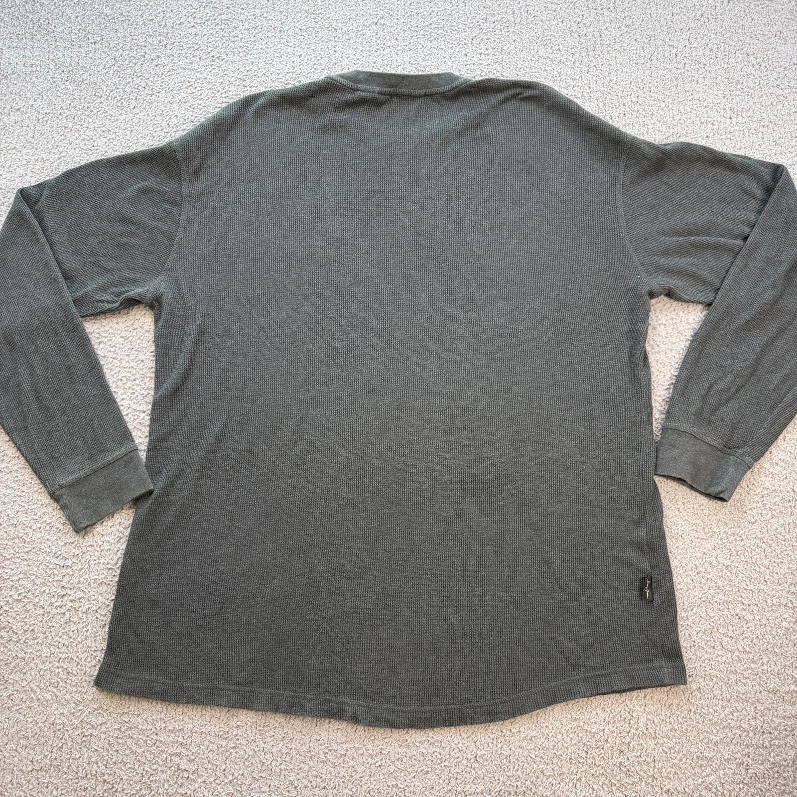 Sean John Sean John Waffle Knit Thermal Long Sleeve Shirt Mens 3XL Size US XXL / EU 58 / 5 - 3 Thumbnail