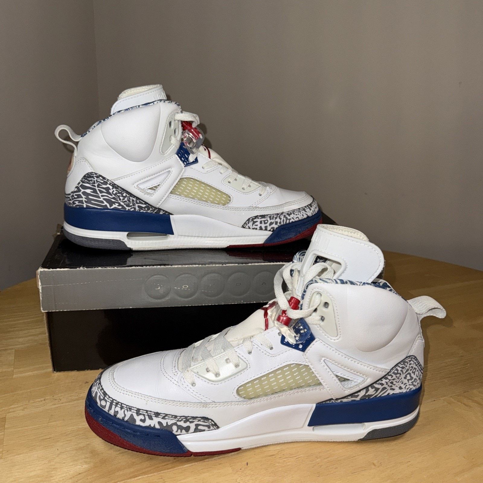 Jordan Brand AIR Jordan Spizike True Blue Size 11.5 OG BOX Size US 11.5 / EU 44-45 - 4 Thumbnail