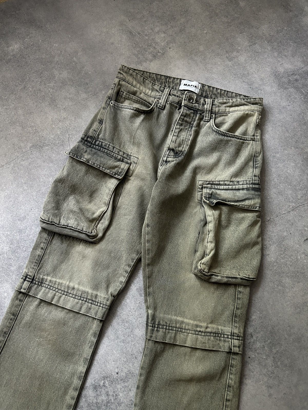 Other Mafia drip💧 rusty cargo pants mens Size US 29 - 4 Thumbnail