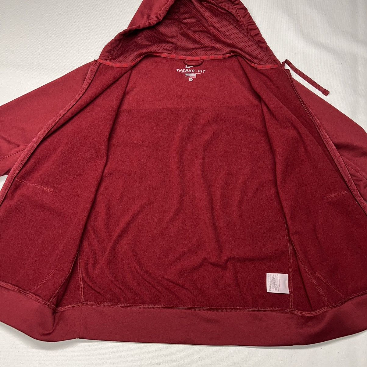Nike Nike Hoodie Red Therma-Fit Zip Sweatshirt Sweater Fleece Size US M / EU 48-50 / 2 - 12 Thumbnail