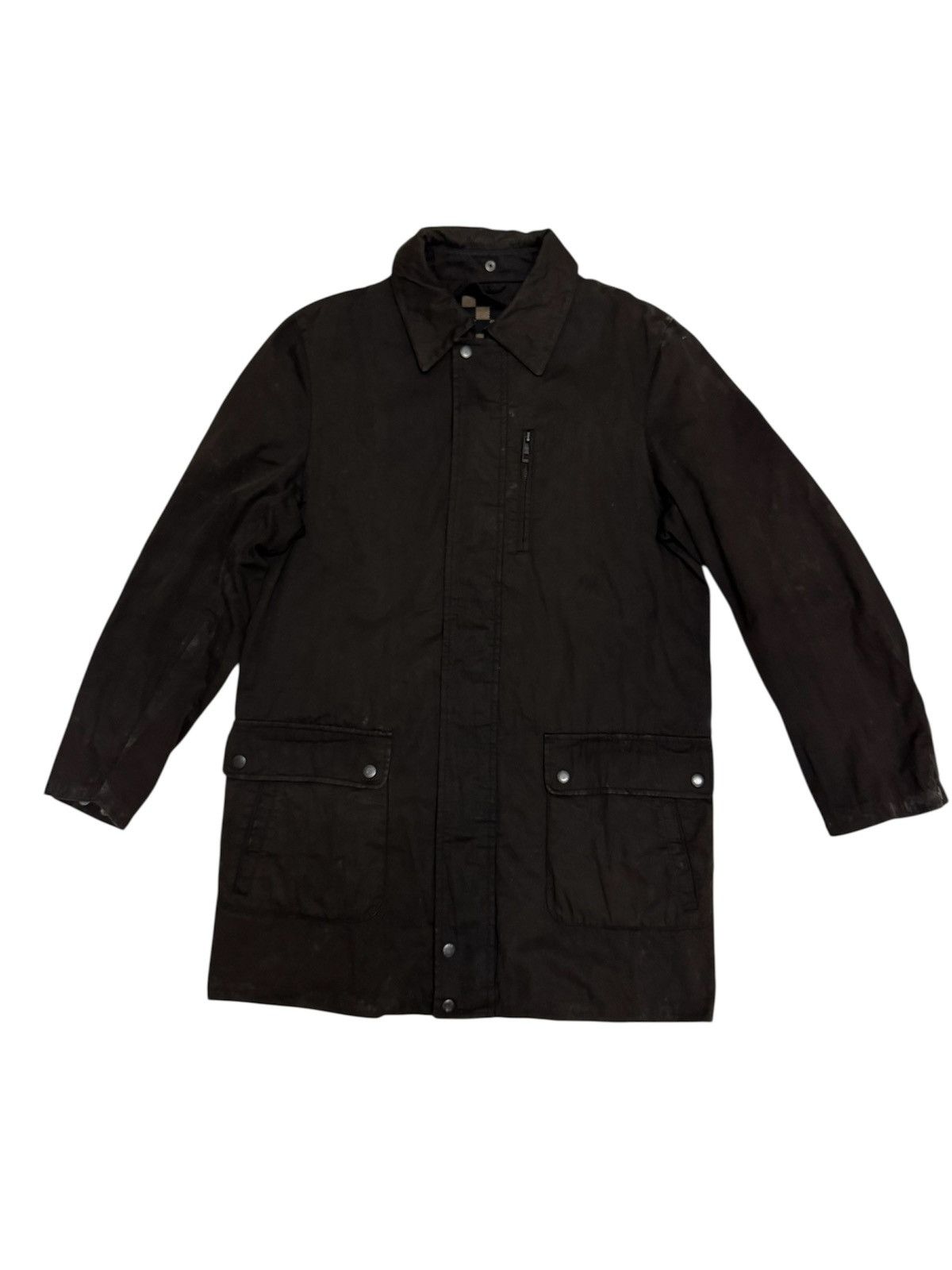 Louis Vuitton Rubered Coat Damier Wax Jacket
