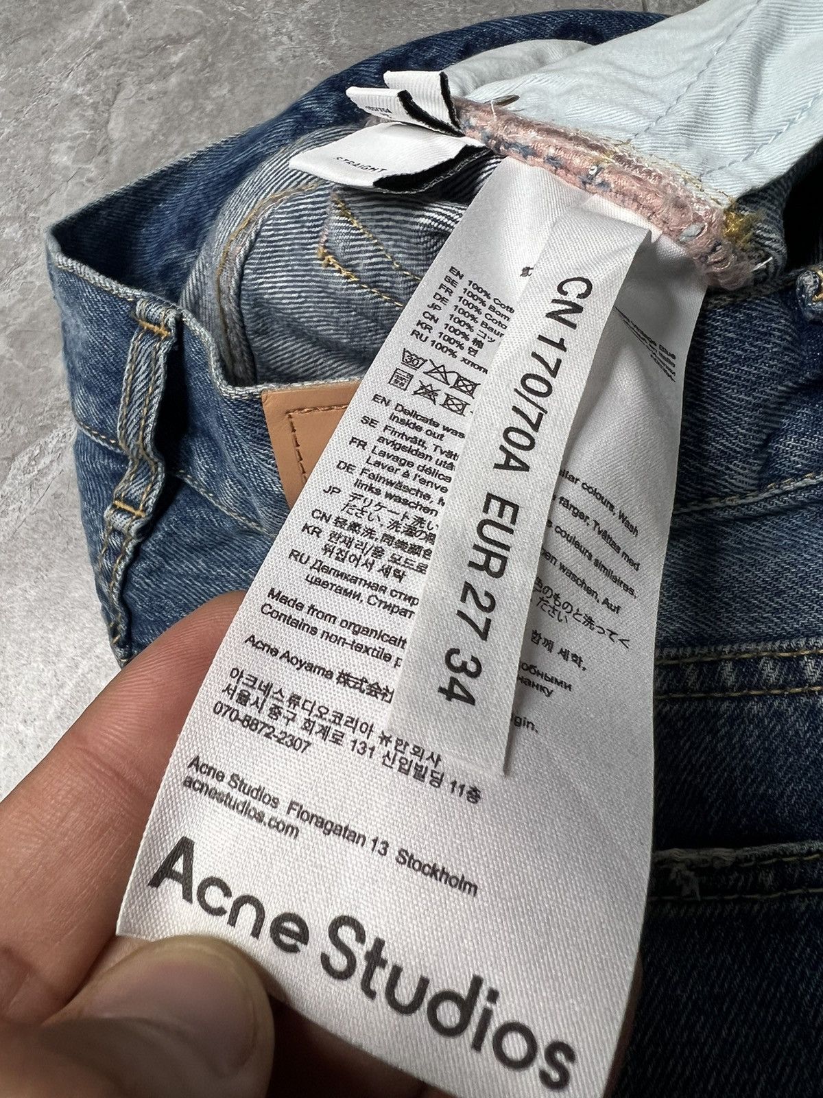 Acne Studios Acne Studios Relaxed Fit Jeans-1993-Mid Blue Size 27" / US 4 / IT 40 - 11 Thumbnail