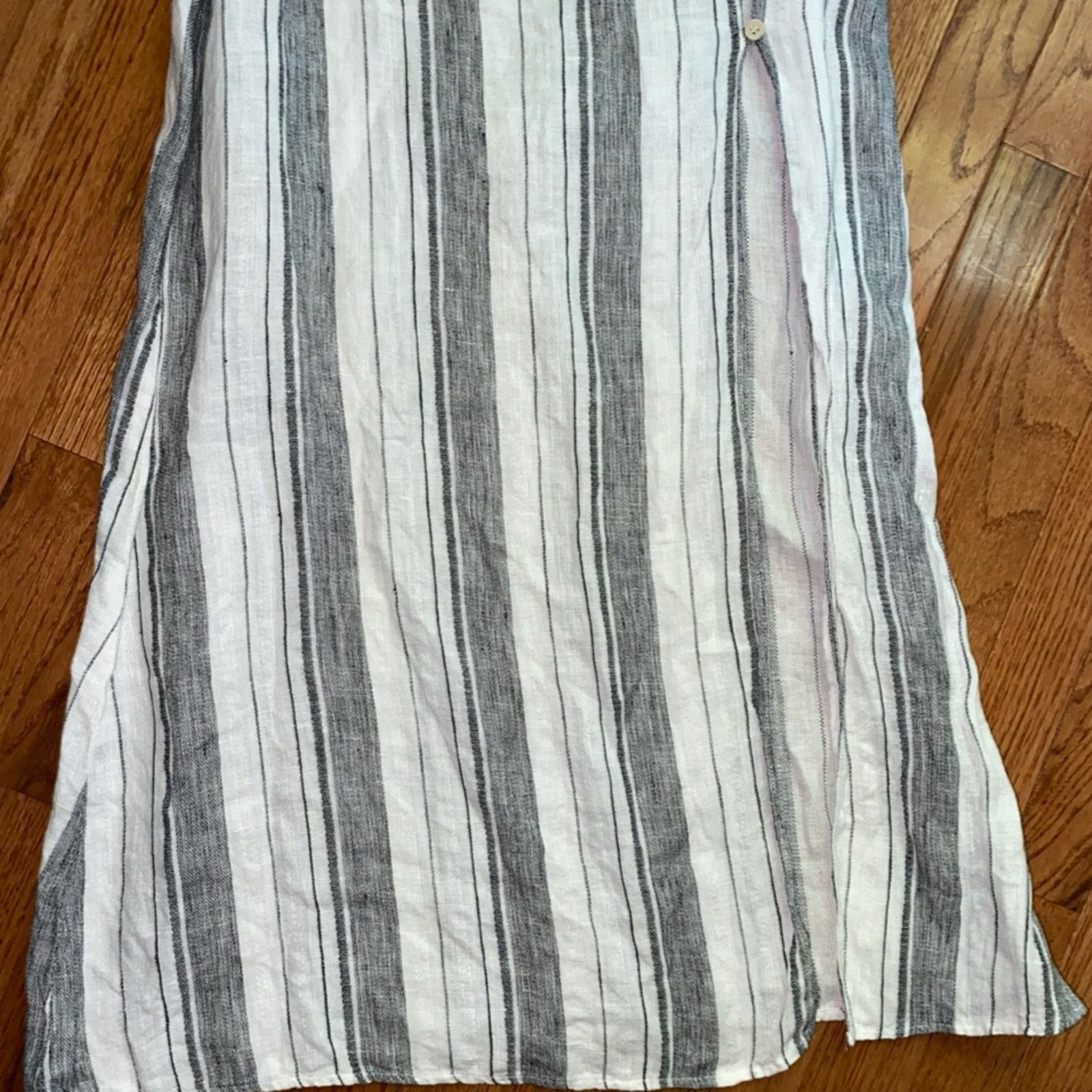 Reformation Reformation $218 “Pineapple' Striped Linen Dress NO BELT XS Size XS / US 0-2 / IT 36-38 - 8 Thumbnail