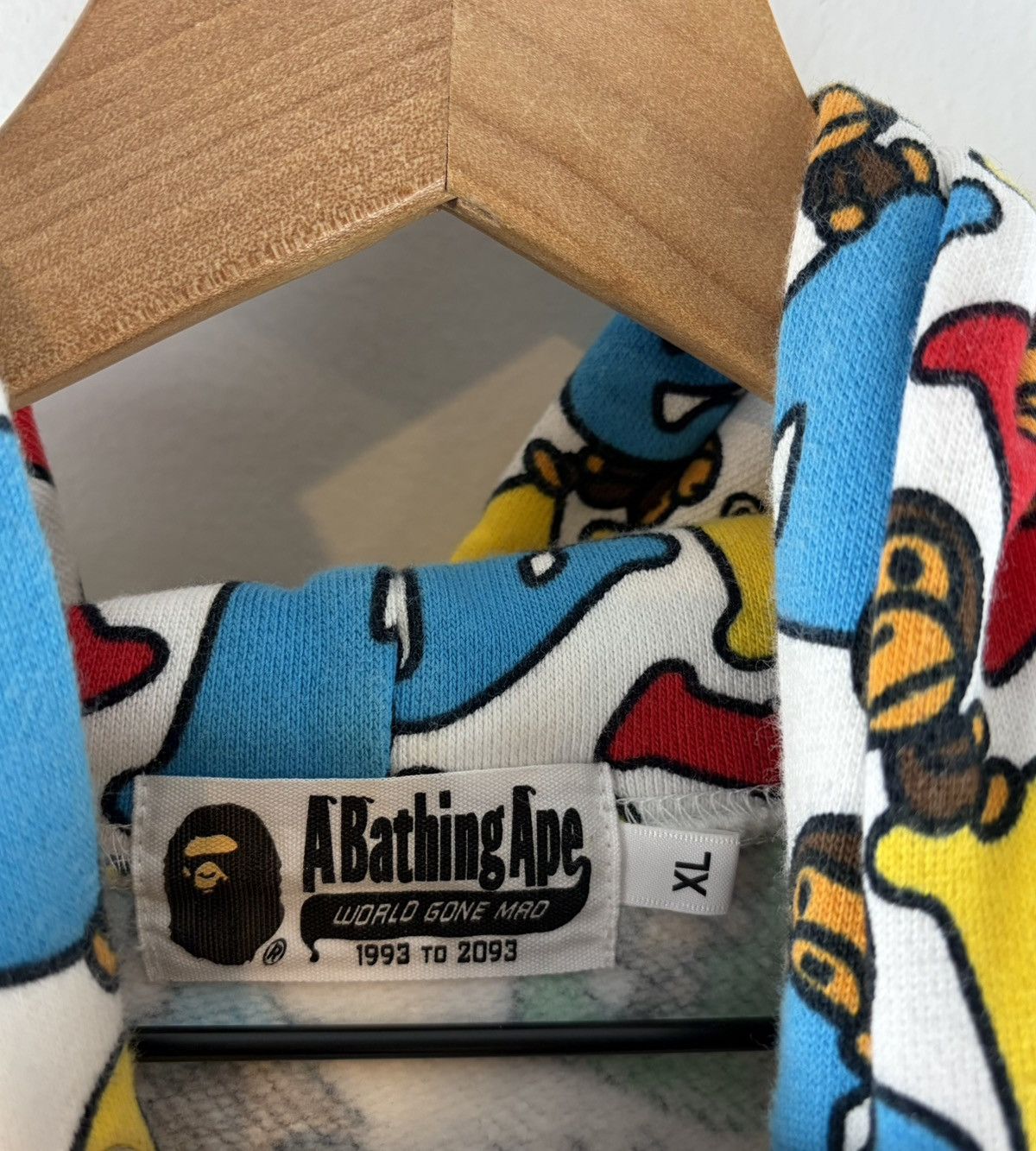Bape BAPE Baby Milo Alphabet Pullover Hoodie 'Multicolor' Size US XL / EU 56 / 4 - 5 Thumbnail