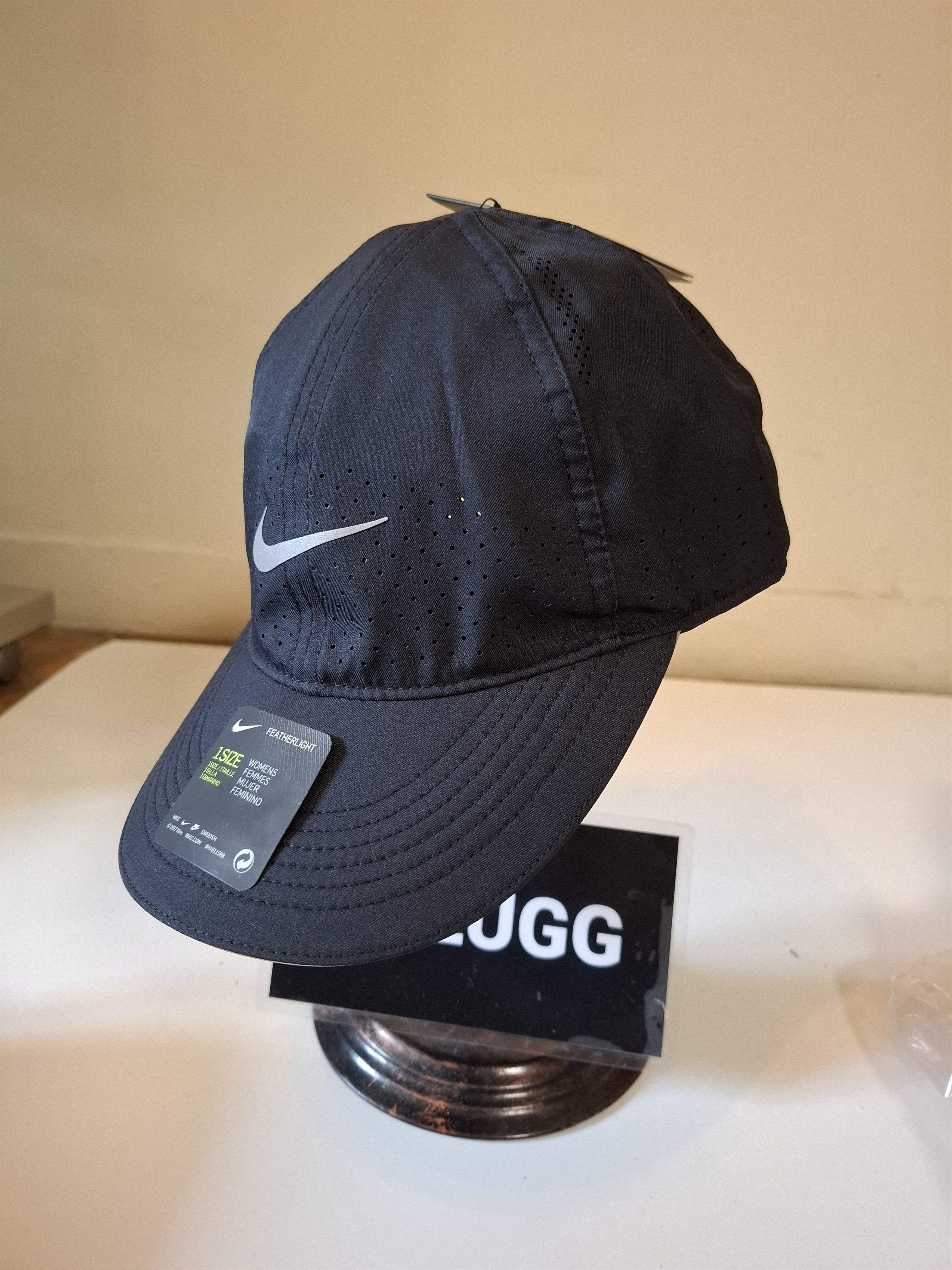 Nike Nike Featherlight Running Cap Black Size ONE SIZE - 3 Thumbnail