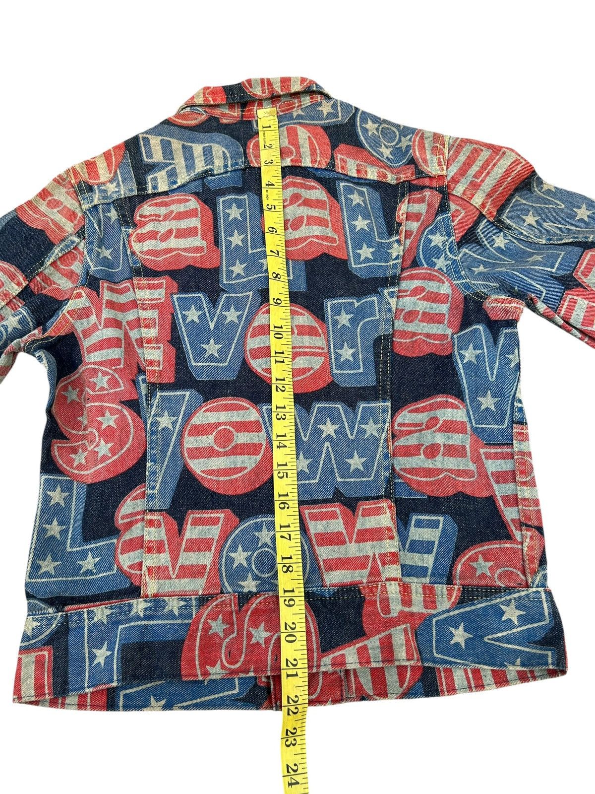 Hysteric Glamour Vintage Hysteric Glamour Full Print Rare Jacket Denim Jeans Size US S / EU 44-46 / 1 - 13 Thumbnail
