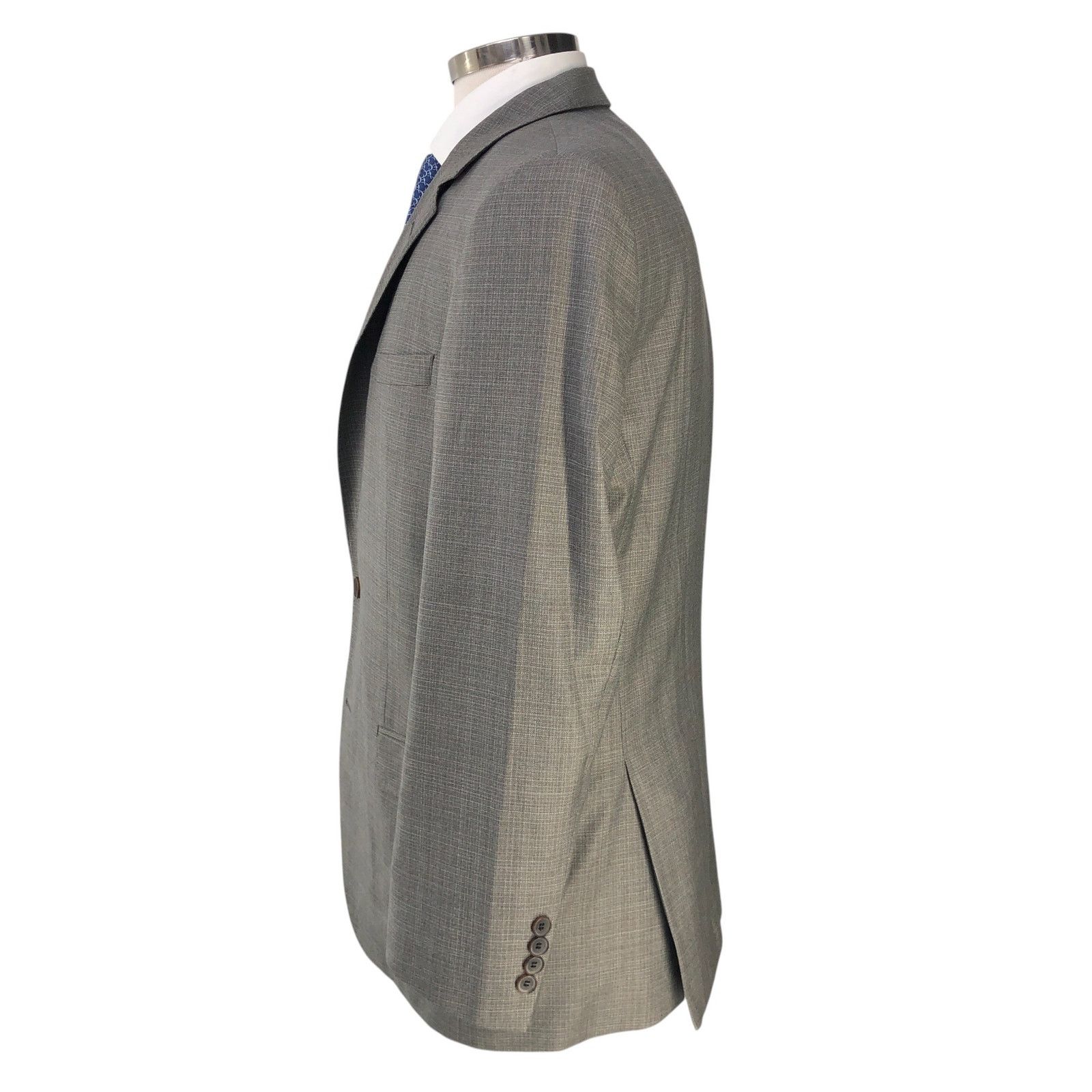 Hugo Boss Hugo Boss Sz 40R Sport Coat Hutch3 Guabello Super 120s Gray Size 40R - 7 Thumbnail