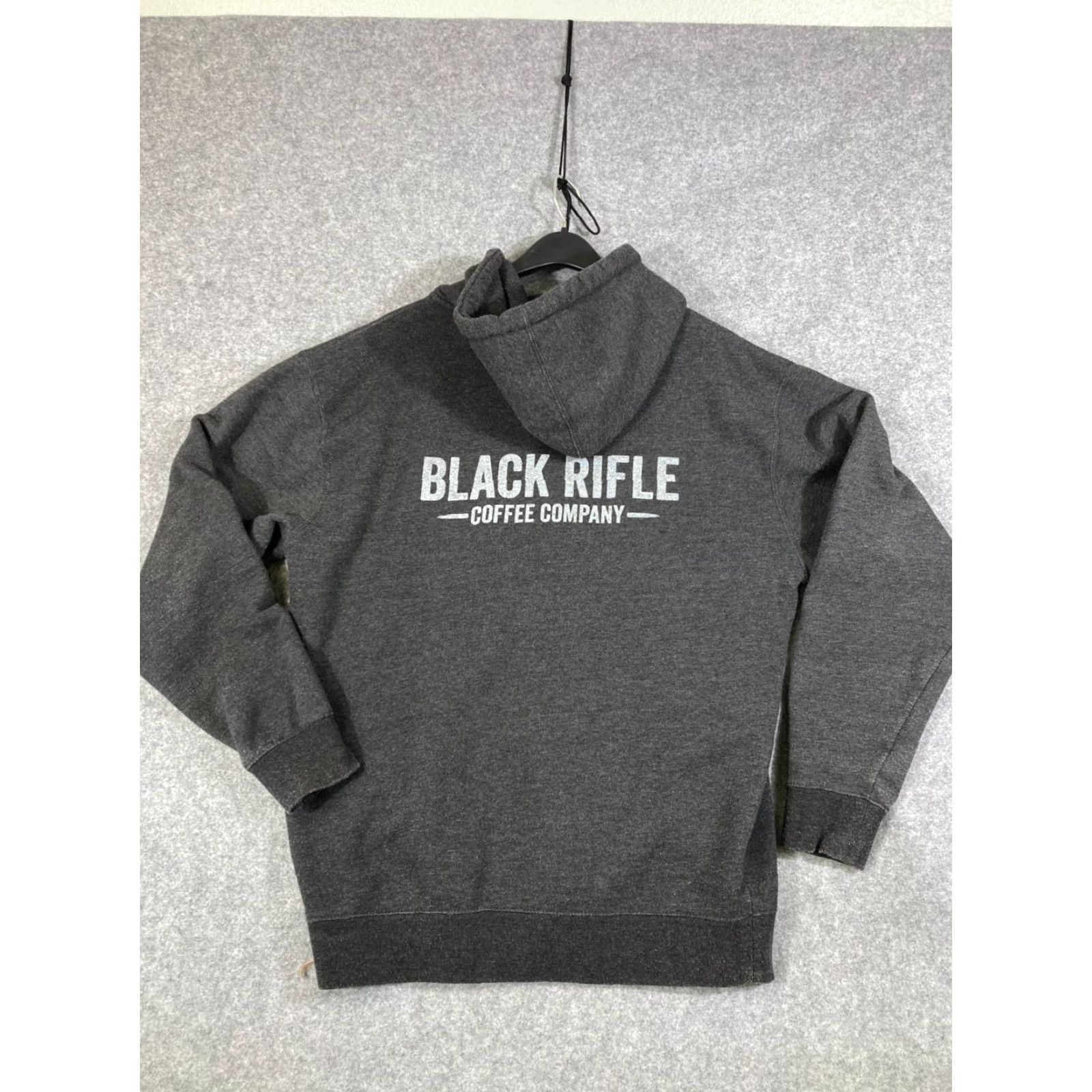 Vintage Independent Black Rifle Coffee Company Hooded Sweatshirt Mens M Black Full Zip Size US M / EU 48-50 / 2 - 7 Thumbnail