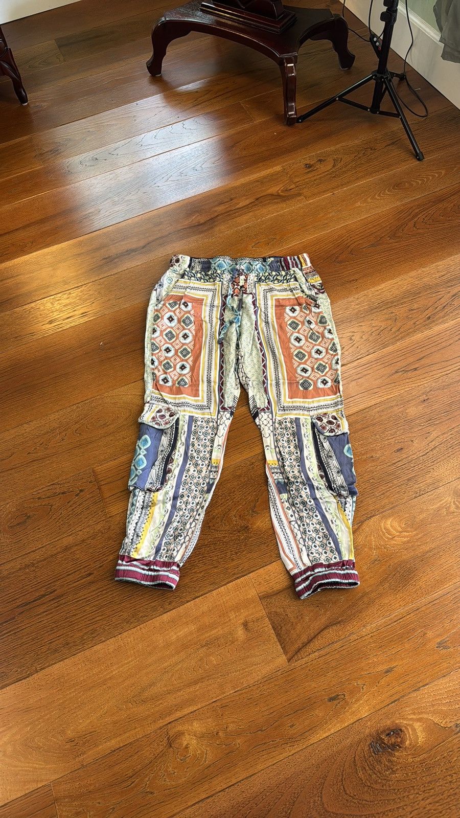 image of Johnny Was Otti Elsie Jogger With Cargo Pockets in Green, Women's (Size 28)