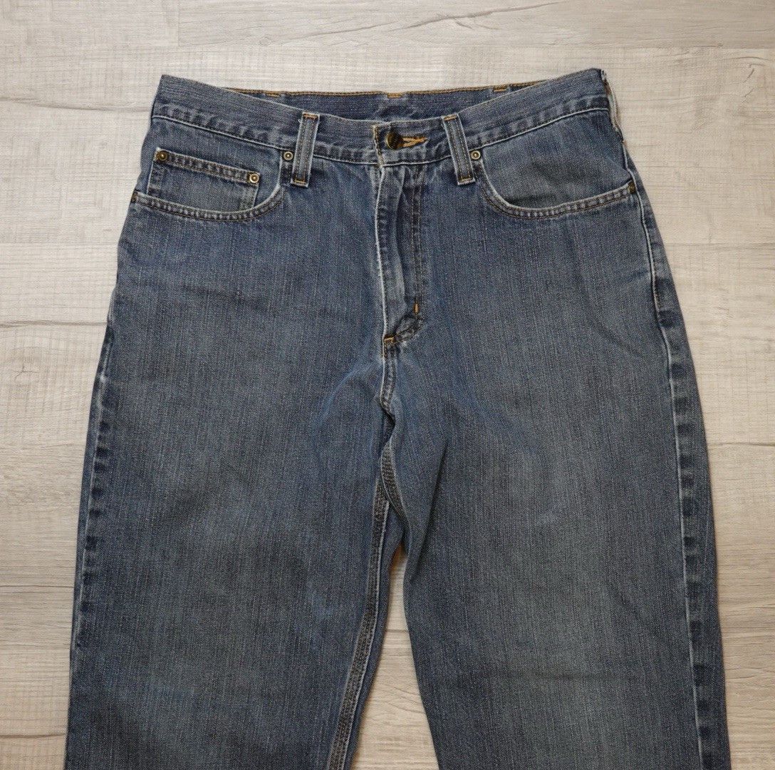 Carhartt Carhartt Jeans Men's 32x34 Denim Relaxed Fit Straight Leg Size US 32 / EU 48 - 3 Thumbnail