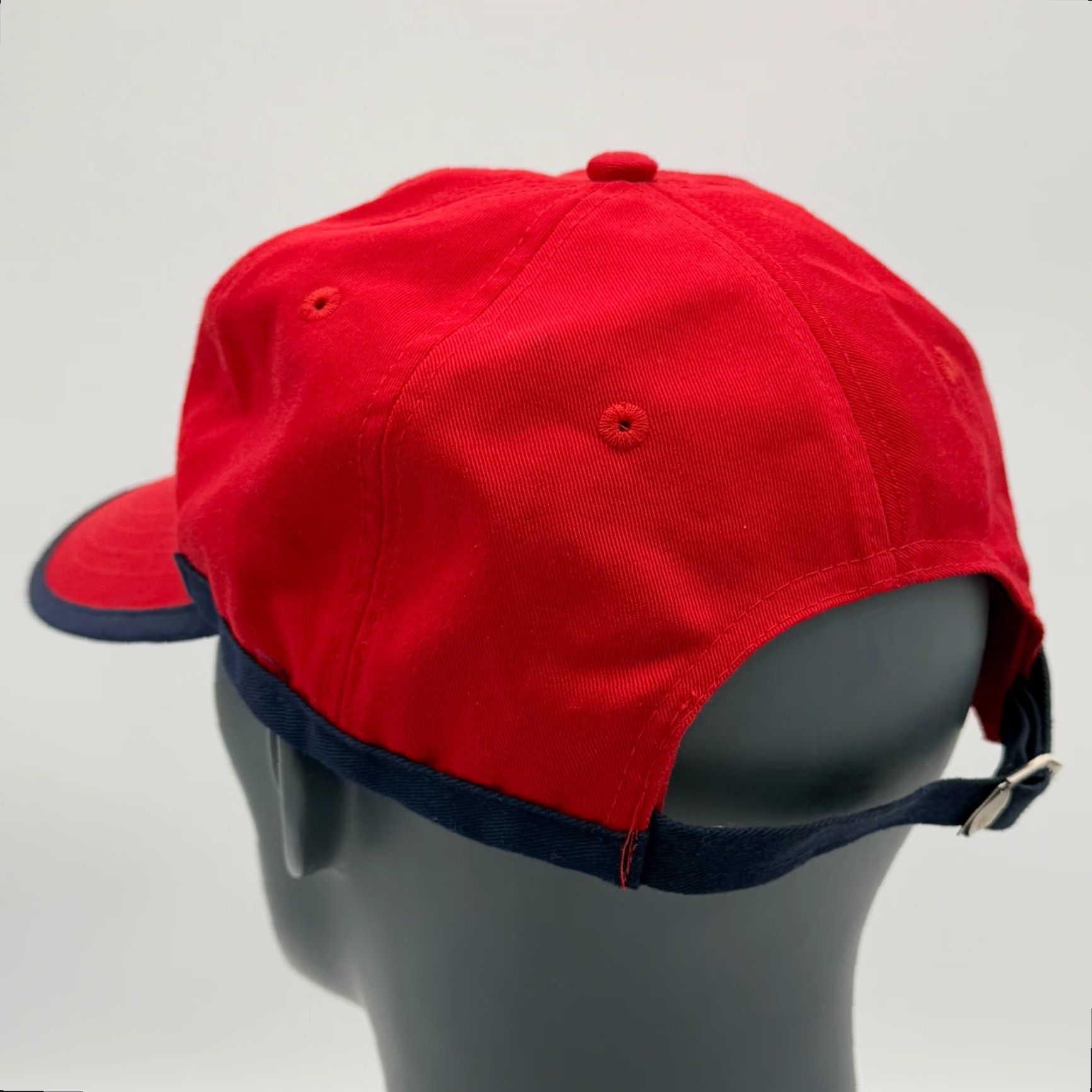 Speedo VINTAGE Speedo Mens Red OS Adjustable Beach Lifeguard Cap Hat Size ONE SIZE - 3 Thumbnail