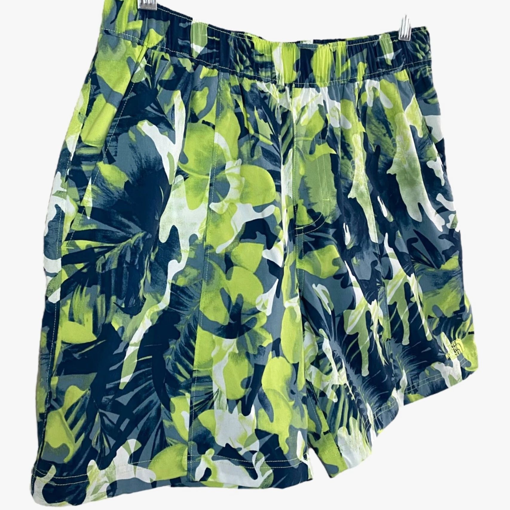 The North Face The North Face Class V Printed Pull-On Short Tropical Mens S Green Water-Repellant Chino Nylon Spandex Water Resistant Size US 29 - 3 Thumbnail