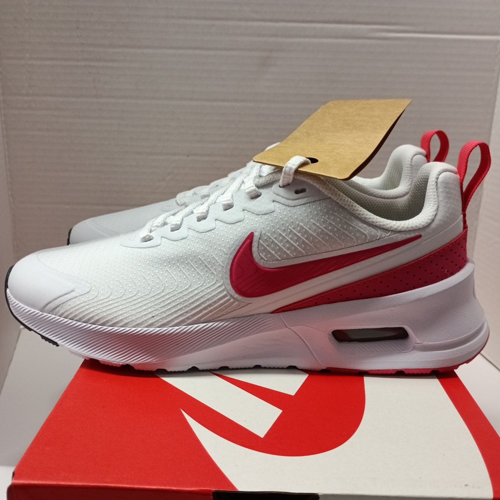 Nike Nike Air Max Nuaxis Women's Size 9 White Easter Pink Running Size US 9 / IT 39 - 3 Thumbnail