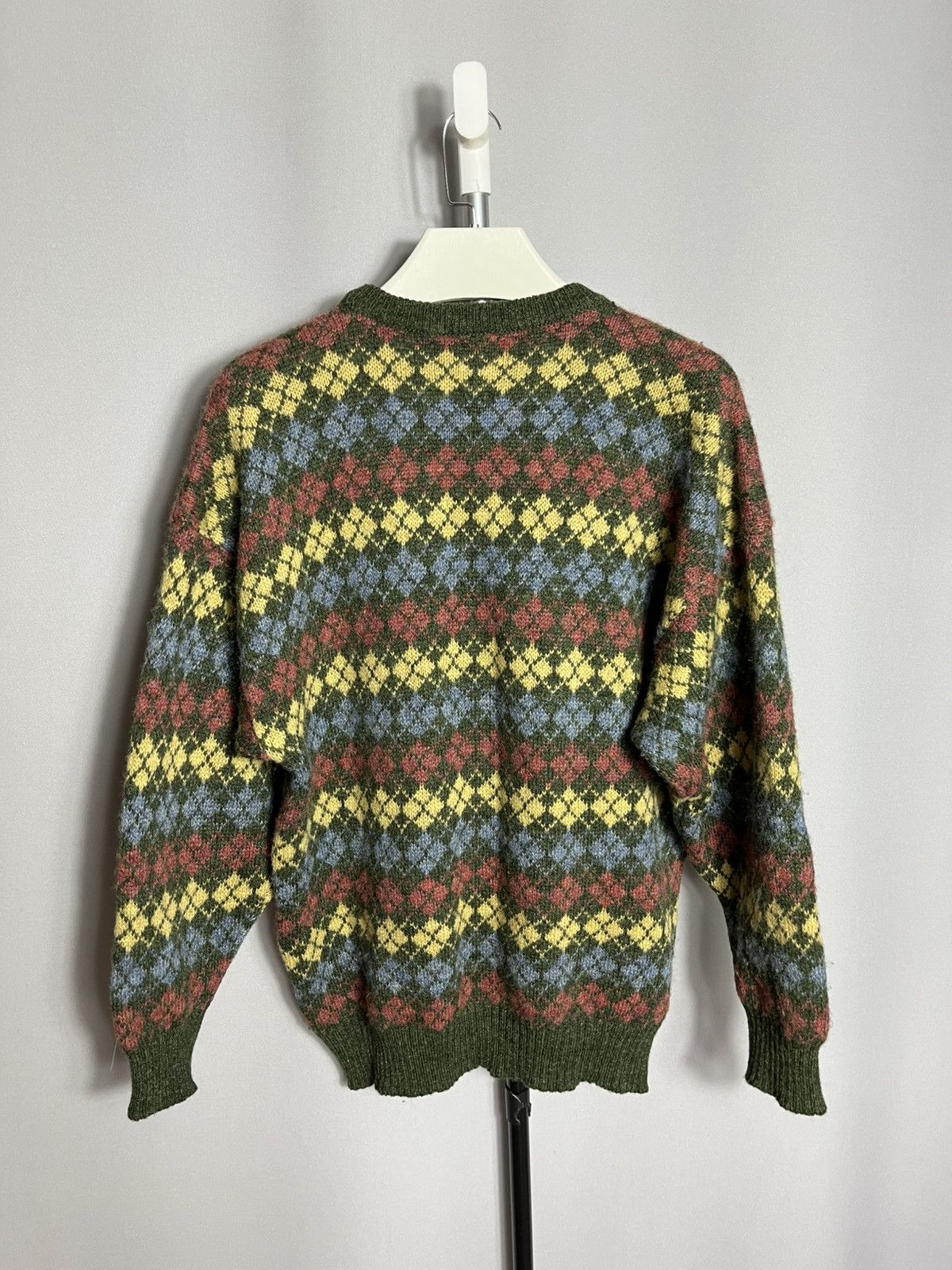 Other mcgeorge sweater argyle shetland 100% new wool mens knit Size US M / EU 48-50 / 2 - 7 Thumbnail