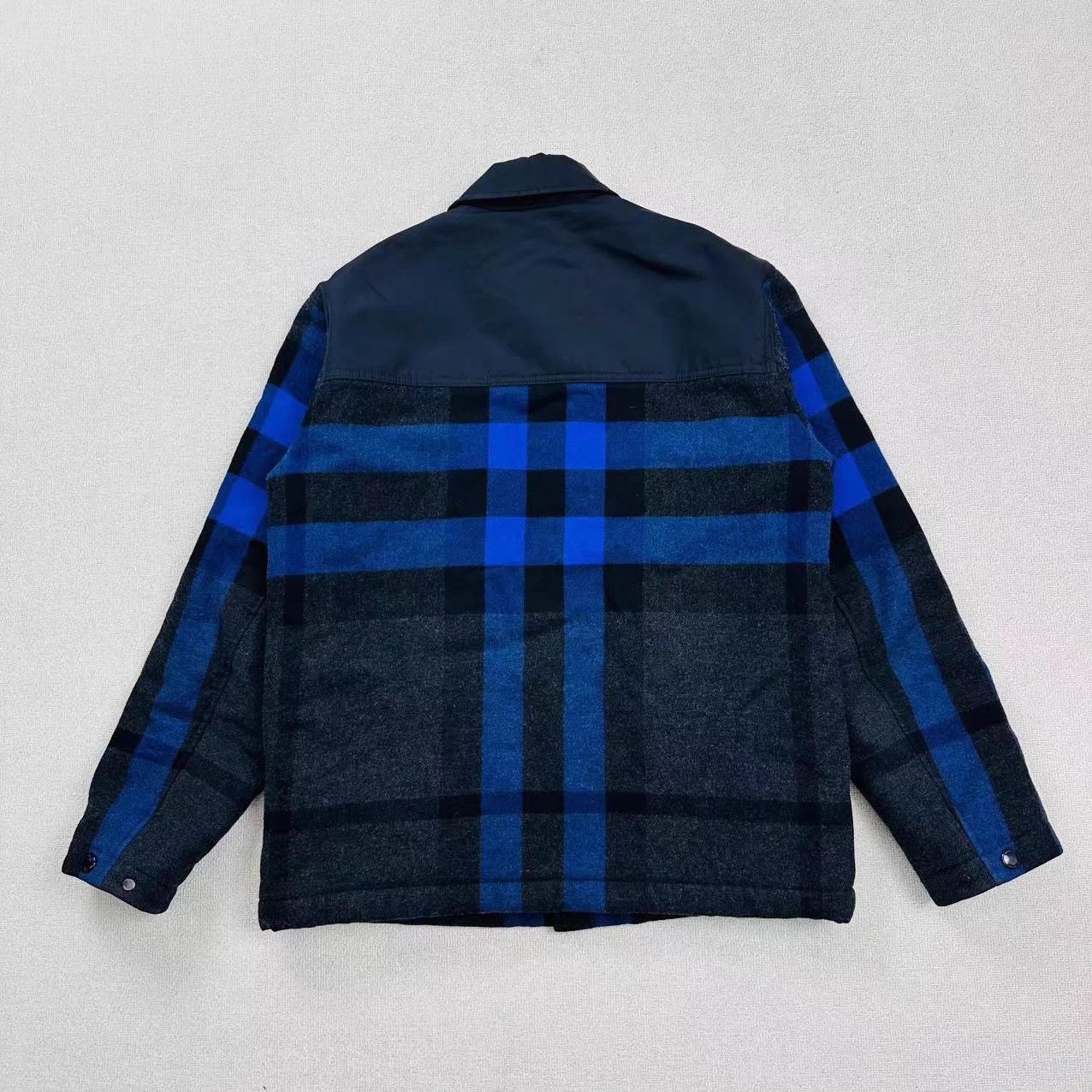 Burberry Burberry Check Wool-Cotton Jacket M Like New Size US M / EU 48-50 / 2 - 2 Thumbnail