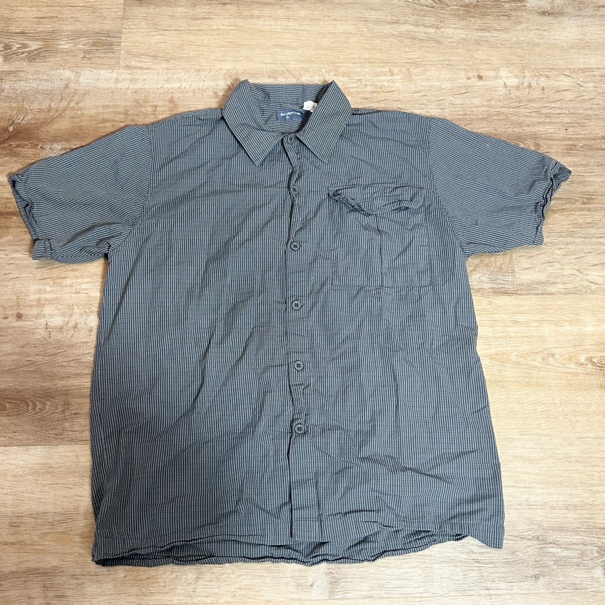 Y2K Levis SilverTab Baggy Short Sleeve Button Up