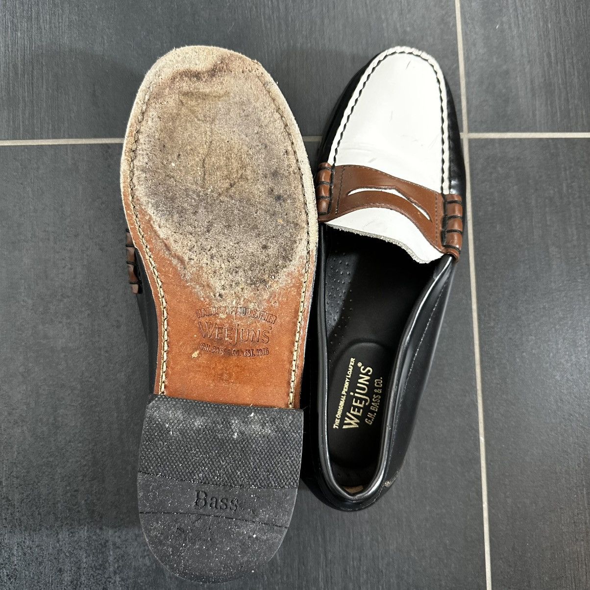 G.H. Bass & Co. G.H. Bass Weejun Penny Loafers Size US 7 / EU 40 - 3 Thumbnail