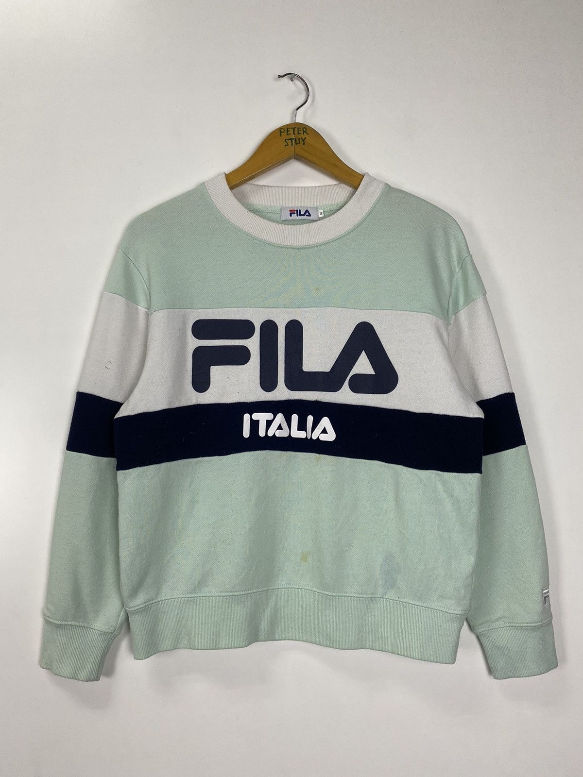 Fila × Vintage Vintage Fila Sweatshirt big logo Size US M / EU 48-50 / 2 - 2 Thumbnail