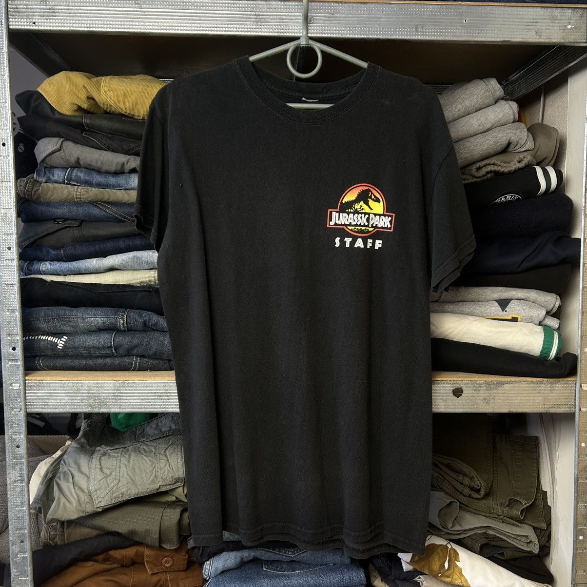 Cartoon Network Vintage Jurassic Park Big Logo Movie 2000’s tee size M Size US M / EU 48-50 / 2 - 4 Thumbnail