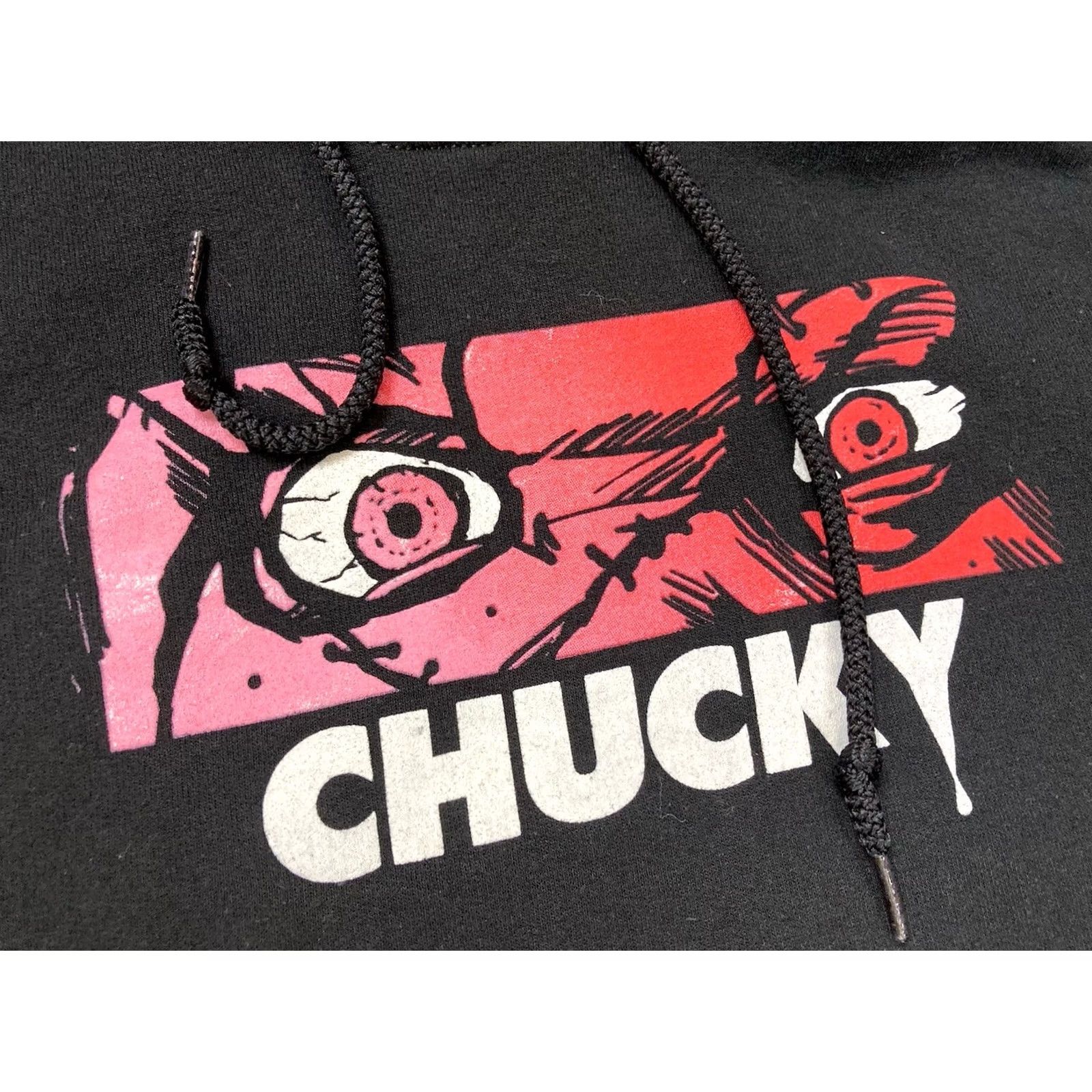 Vintage VINTAGE Chucky Let’s Be Friend Movie Graphic Pullover Hoodie Women Small Black Size S / US 4 / IT 40 - 5 Thumbnail