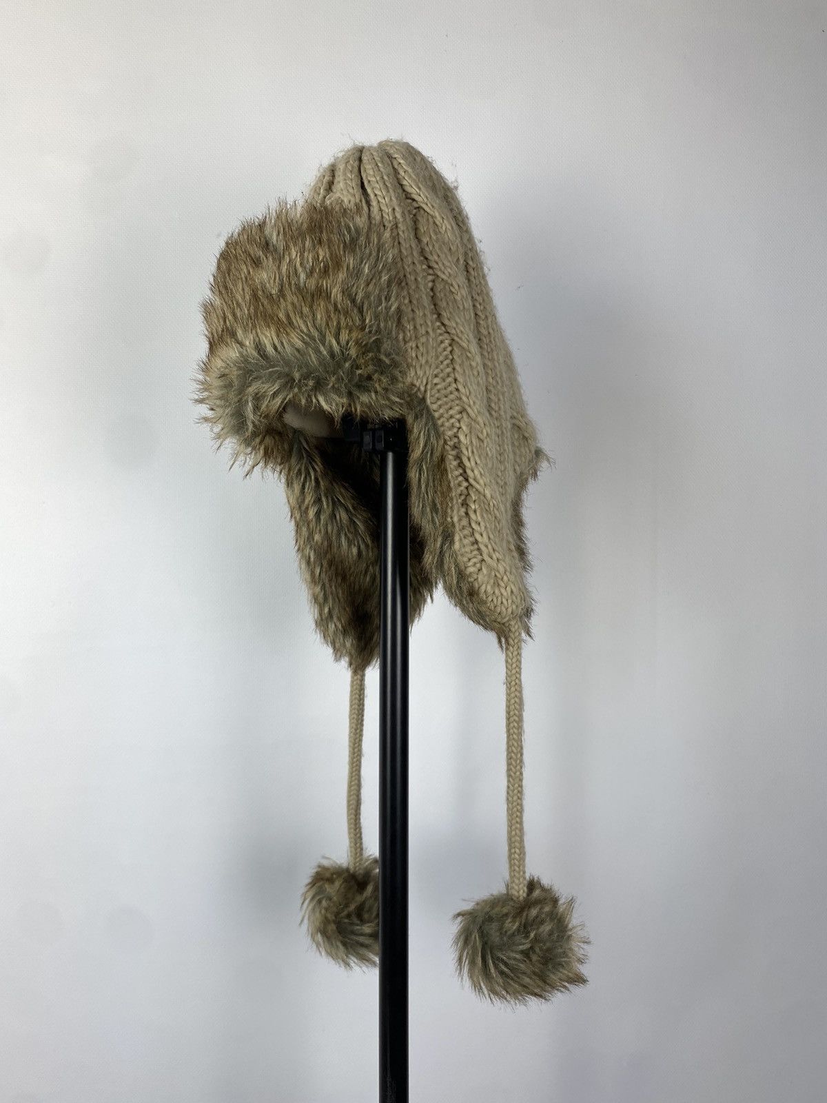 Hysteric Glamour × Japanese Brand Y2K American Vintage Fuzzy Hat Mohair Ushanka Beauty Beast Size ONE SIZE - 2 Thumbnail