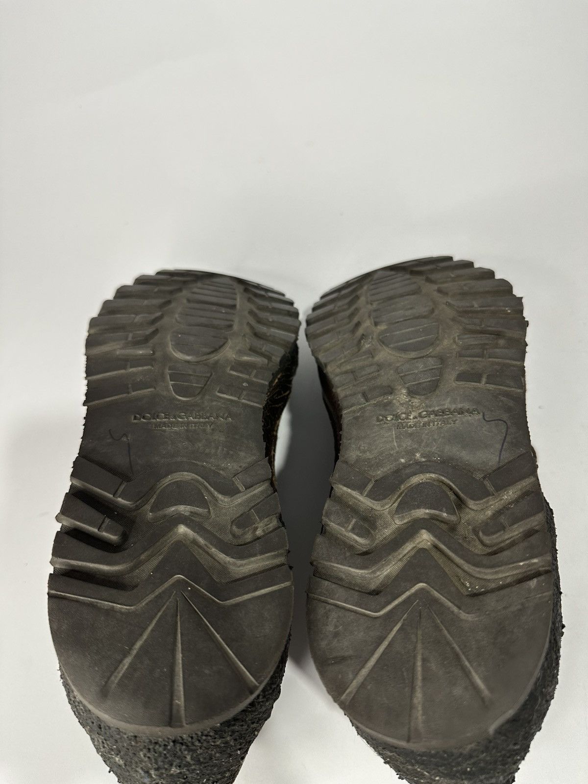 Dolce & Gabbana DOLCE & GABBANA Brown Deerskin Leather Hiking Boots. Size US 9.5 / EU 42-43 - 9 Thumbnail