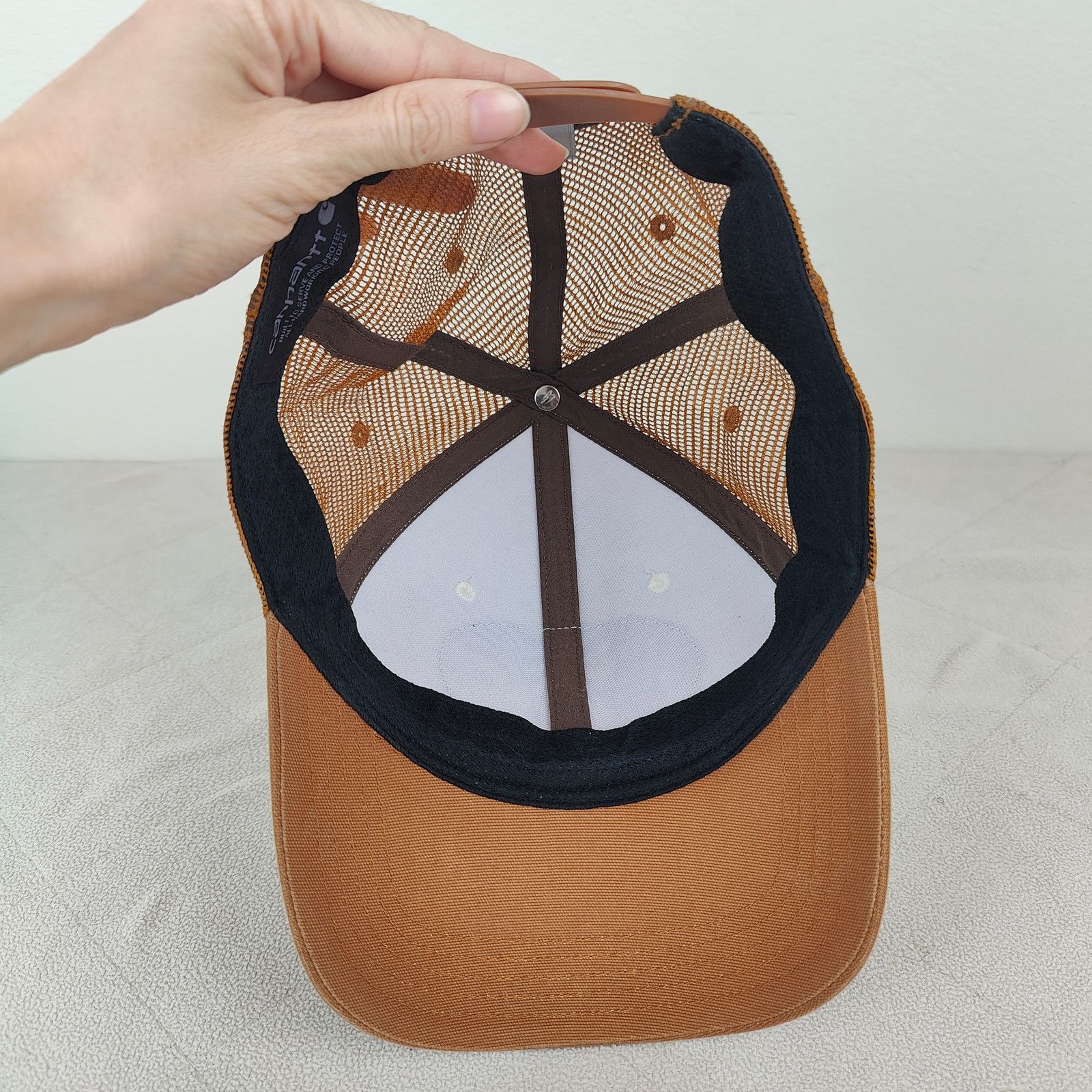 Carhartt Carhartt 1889 Retro Logo Baseball Cap Black Mesh Back Size ONE SIZE - 6 Thumbnail