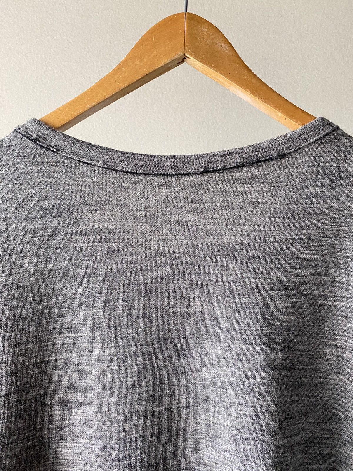 Y's Y’s Yohji Yamamoto Gray Layered Hem Knit Top Size XS / US 0-2 / IT 36-38 - 3 Thumbnail