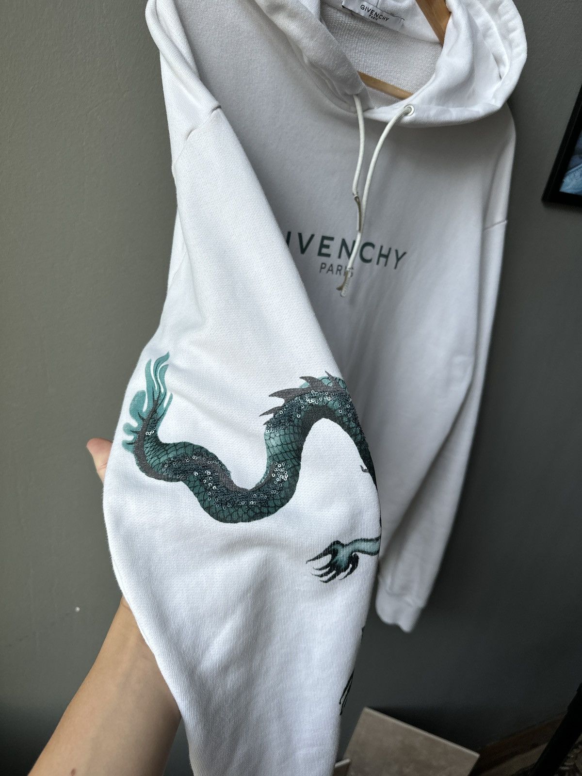 Givenchy Givenchy logo Dragon Hoodie Grailed