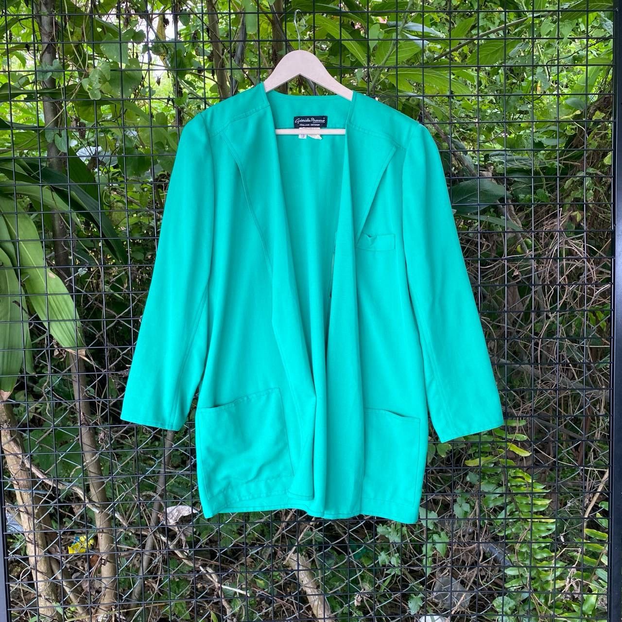 Other Vintage Italian Design Gabriella Provono Pure Wool Jacket Size L / US 10 / IT 46 - 2 Thumbnail