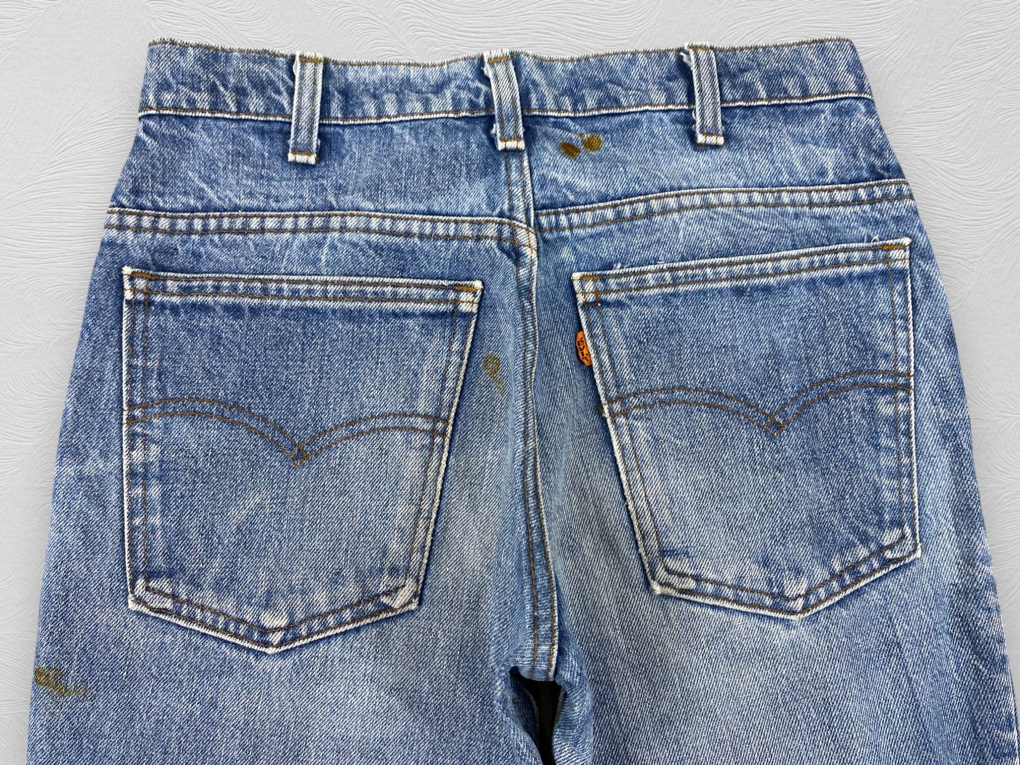 Levi's 80's Distressed Mudwash Vintage Levi's 646 Flare Orange Tab Size US 29 - 4 Thumbnail