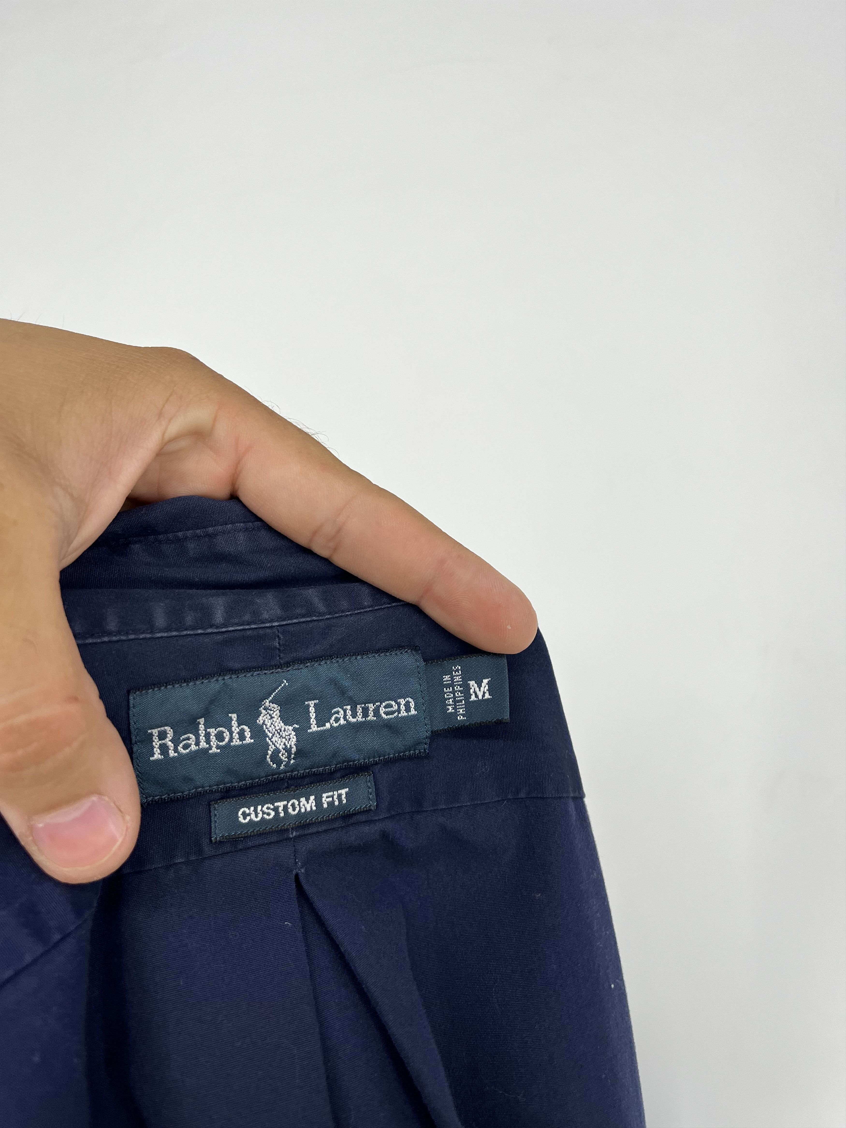 Polo Ralph Lauren Vintage Navy Shirt Polo Ralph Lauren Size M Rare Size US M / EU 48-50 / 2 - 8 Thumbnail