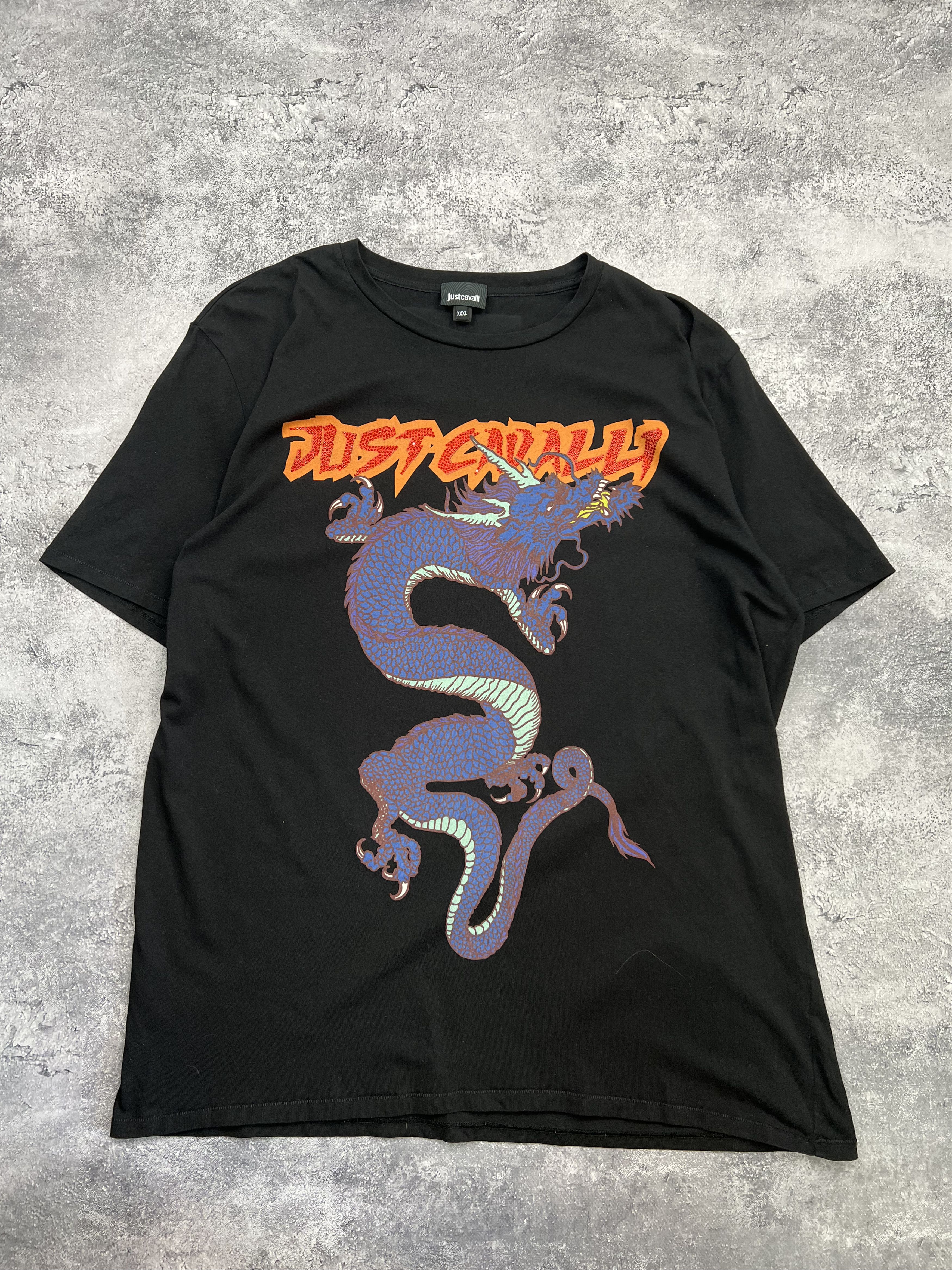 Just Cavalli × Roberto Cavalli Roberto Cavalli Big Logo Snake T 