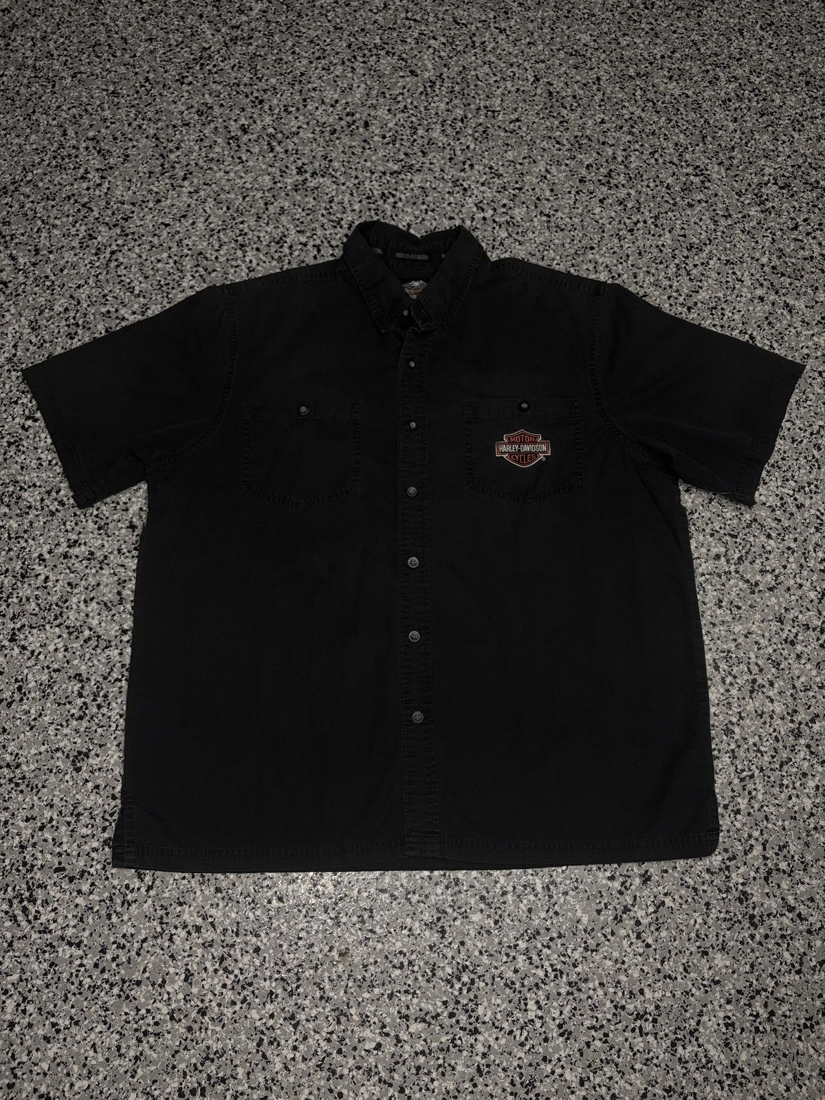 Harley Davidson 2000s Harley Davidson Button Up Mechanic Tee Size XL 0781 Size US XL / EU 56 / 4 - 2 Thumbnail