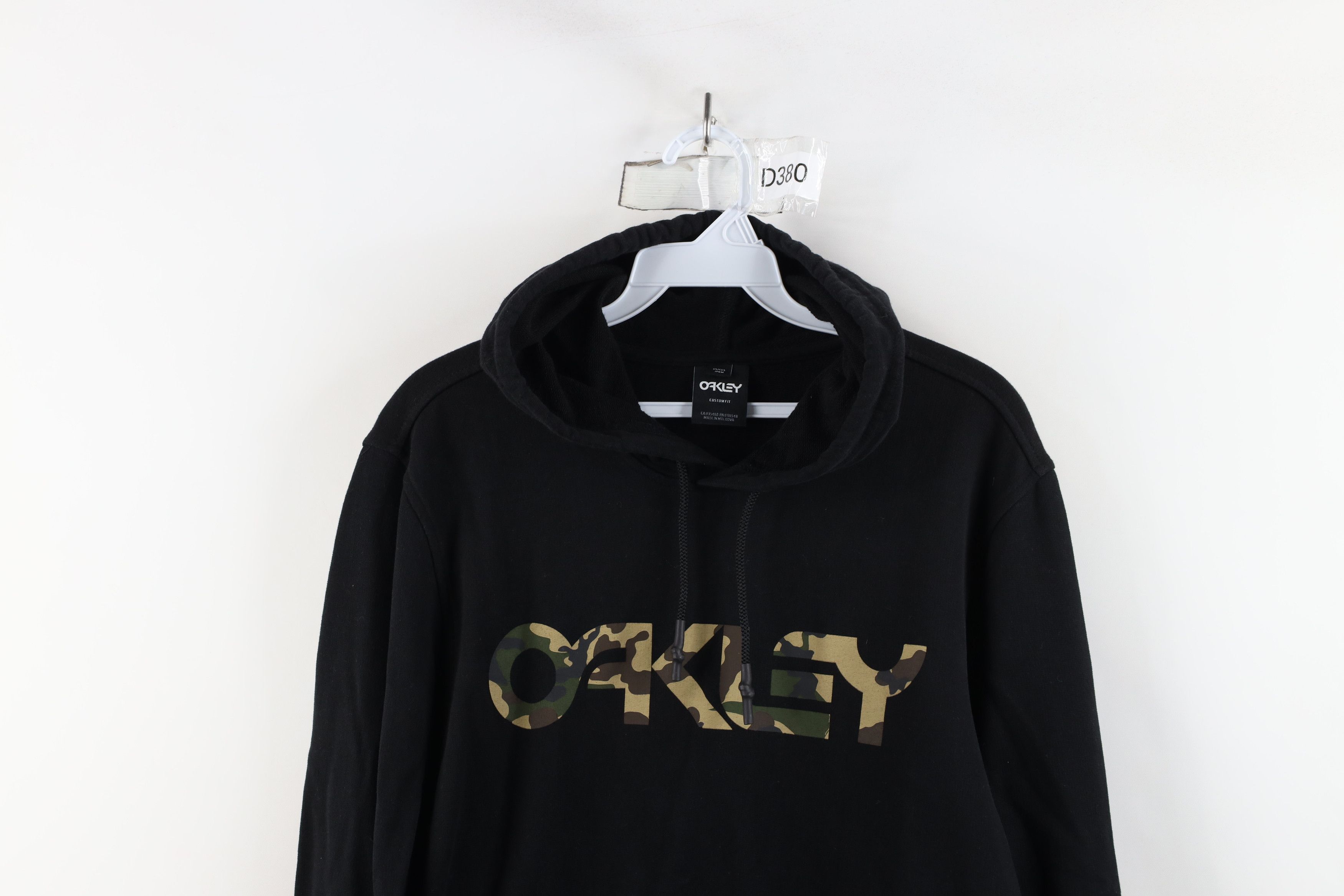Oakley × Vintage Vintage Oakley Camouflage French Terry Hoodie Black Size US S / EU 44-46 / 1 - 2 Thumbnail