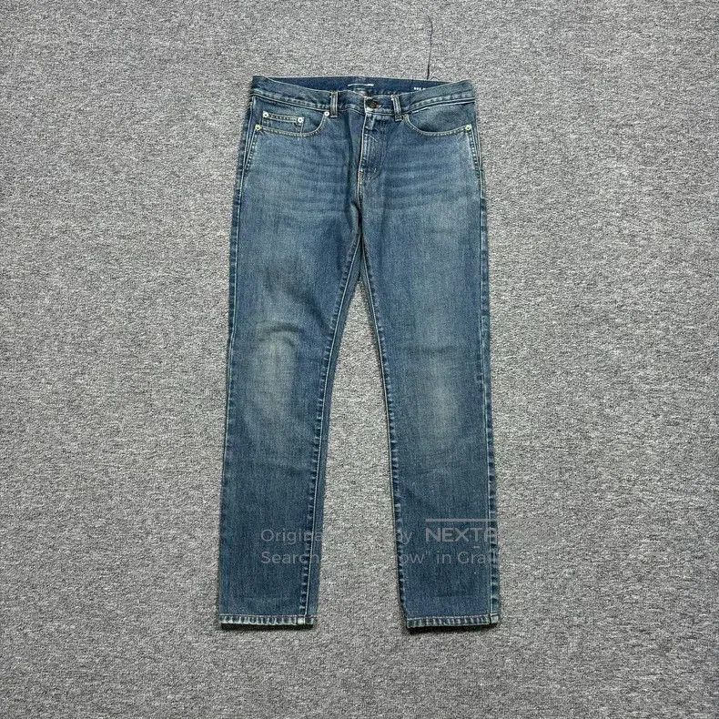 Saint Laurent Paris SLP YSL Asymmetric Pocket Washed Jeans. Size US 32 / EU 48 - 1 Thumbnail