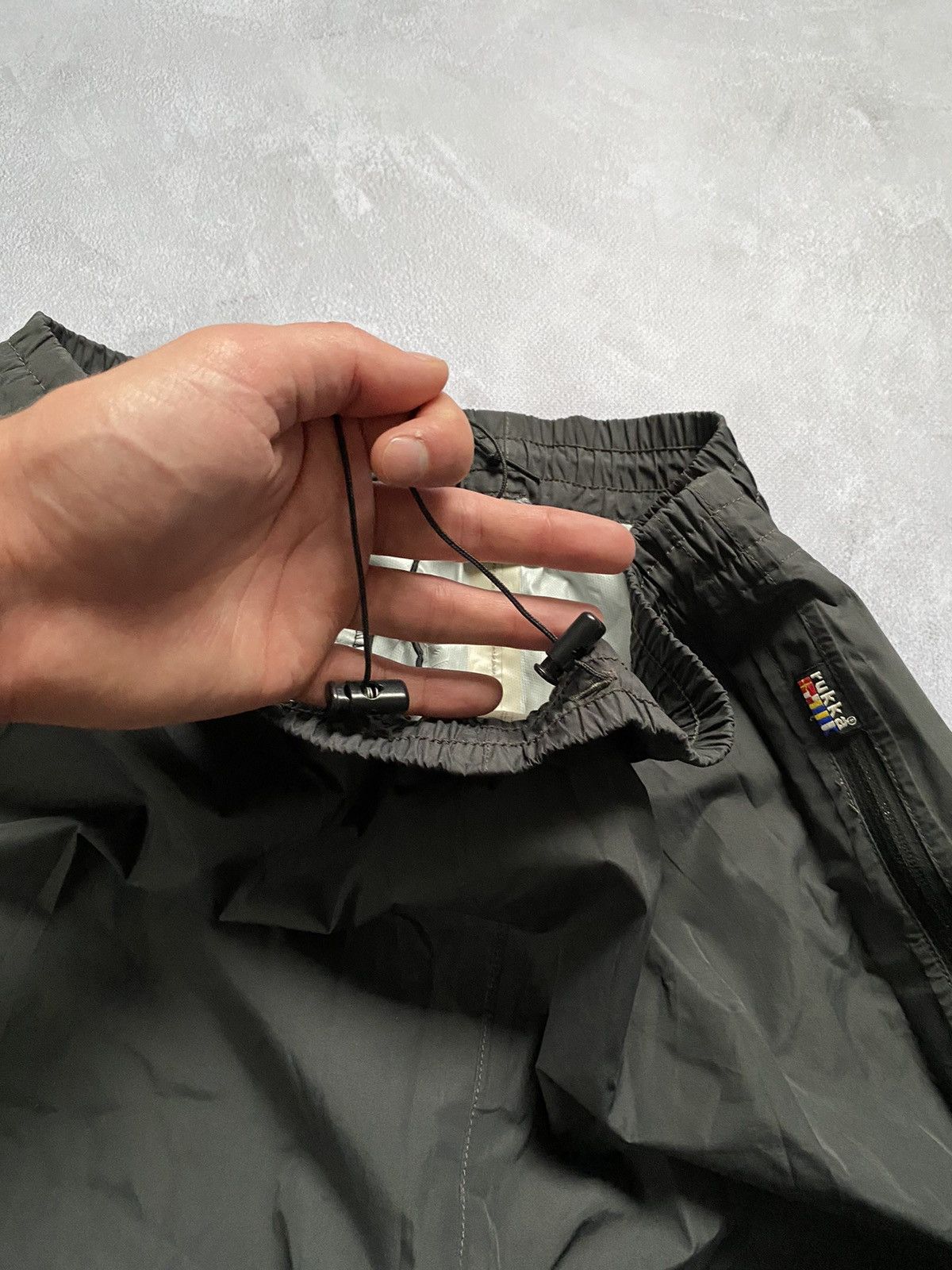 Vintage Vintage rare 90s pants RUKKA Full-Zip Nylon Drill Y2K Track Size US 34 / EU 50 - 9 Thumbnail
