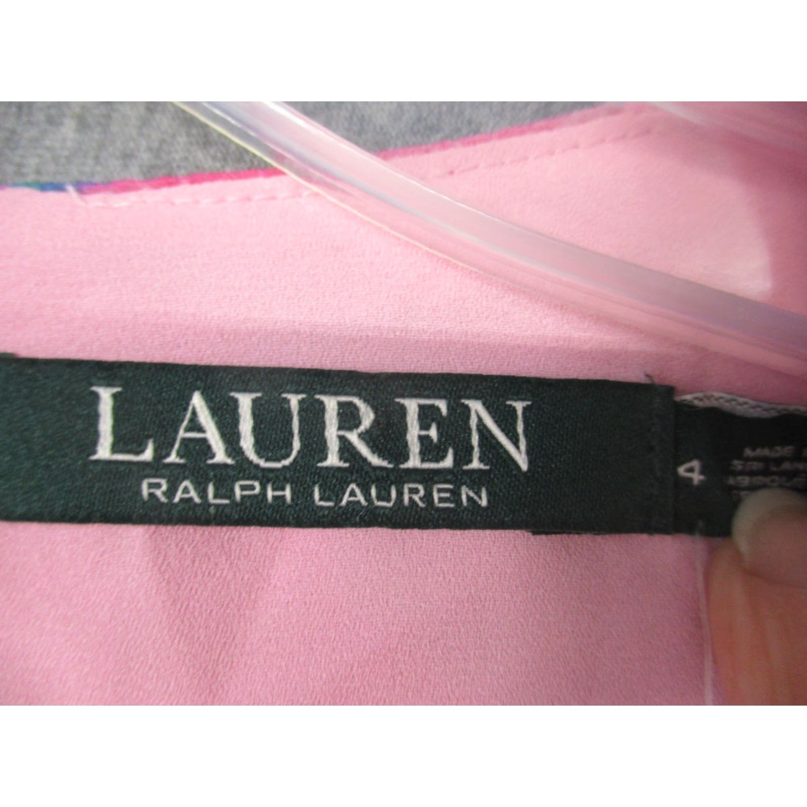 Ralph Lauren Lauren Ralph Lauren Dress Womens 4 Floral Sleeveless Asymmetrical Hem Spring Size S / US 4 / IT 40 - 3 Thumbnail