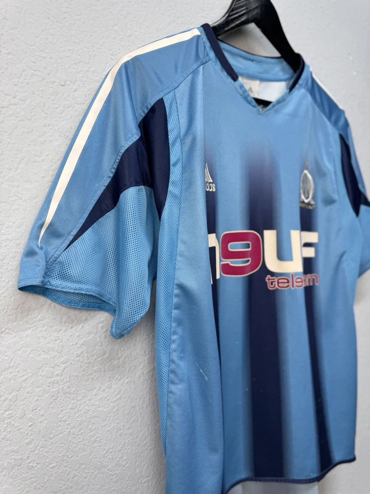Adidas 👉 Vintage Adidas Marseille 2004 Soccer Jersey France Y2K Size US S / EU 44-46 / 1 - 5 Thumbnail