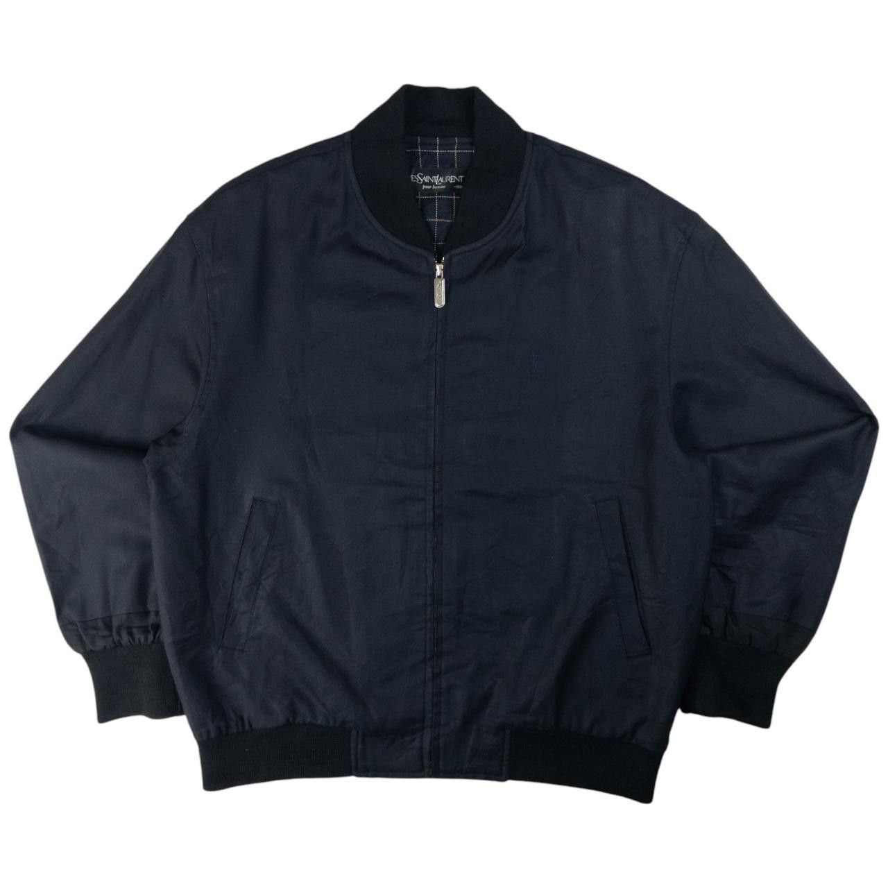 Yves Saint Laurent ネイビー ボンバージャケット Yves Saint Laurent ネイビー ボンバージャケット