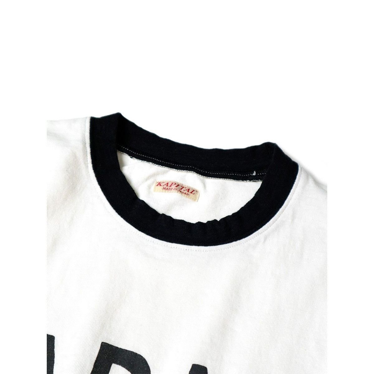 Kapital Kapital 18.5/-Tenjiku Ringer Pocket T-shirt (FARMY) Tee M Size US M / EU 48-50 / 2 - 5 Thumbnail