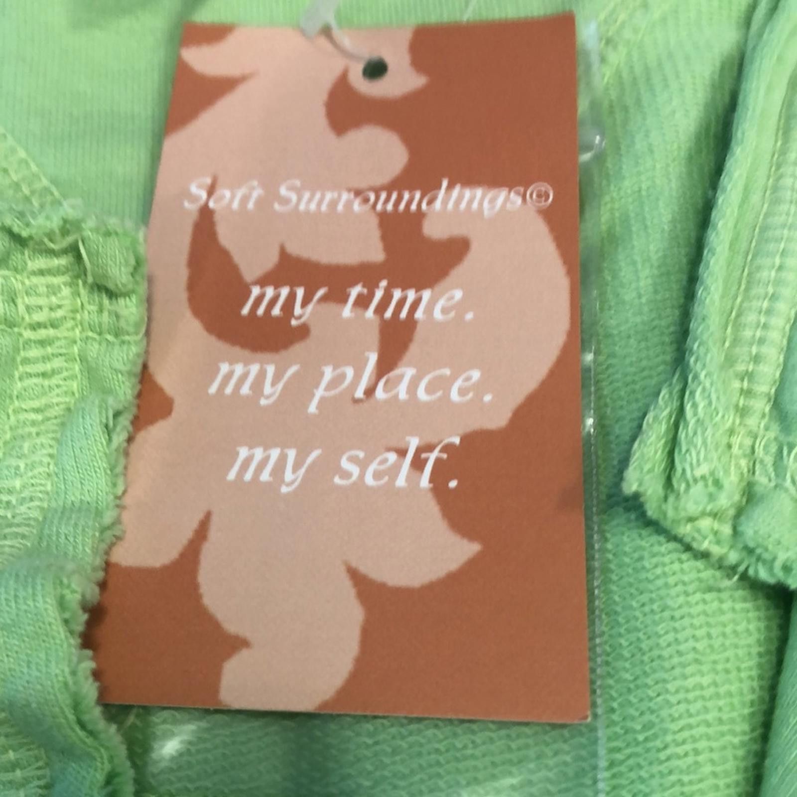 Other Soft Surroundings Light Green jacket 100% cotton SZ SM Size S / US 4 / IT 40 - 7 Thumbnail
