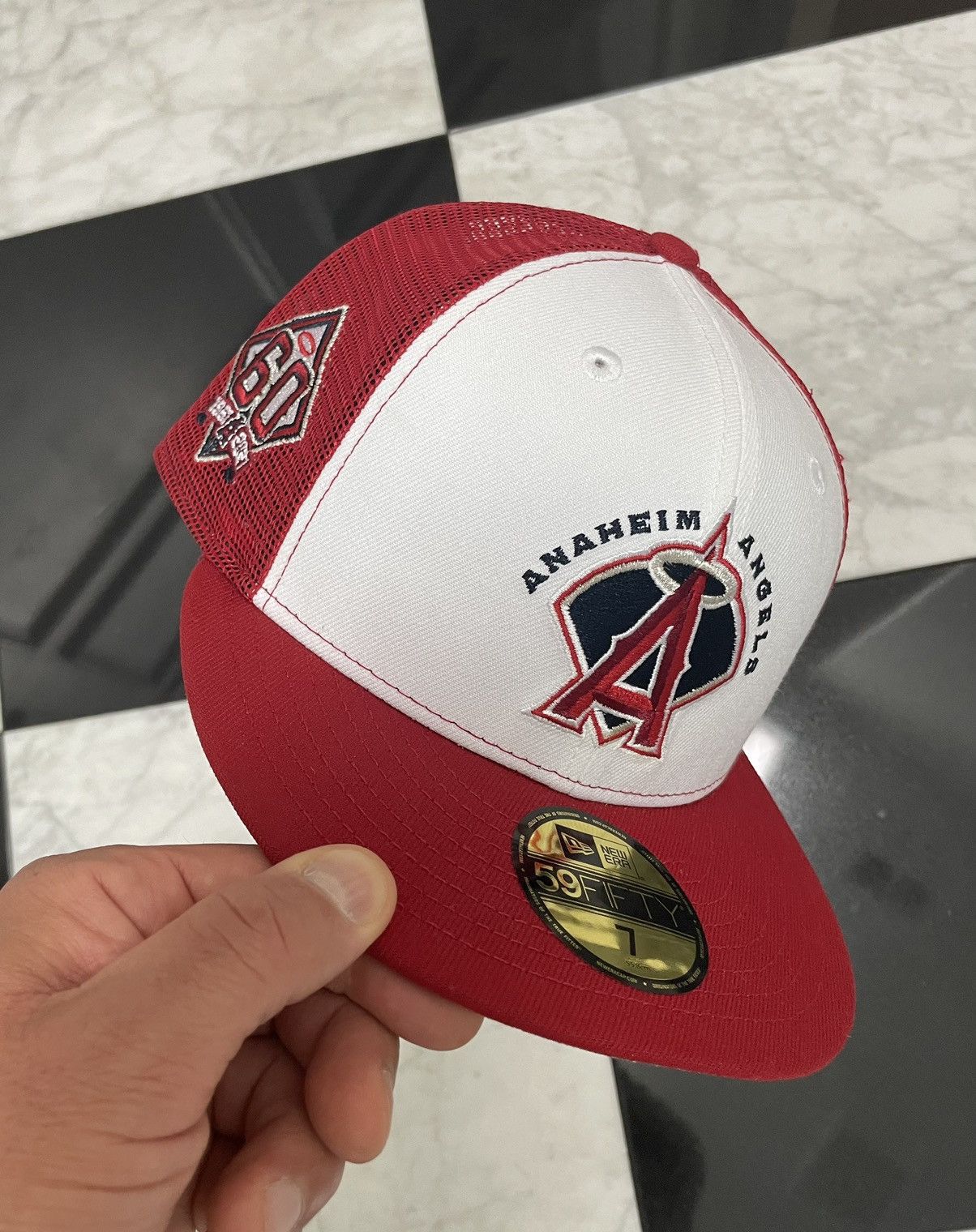 New Era 🔥 Exclusive Angels trucker hat size 7 Size ONE SIZE - 1 Thumbnail