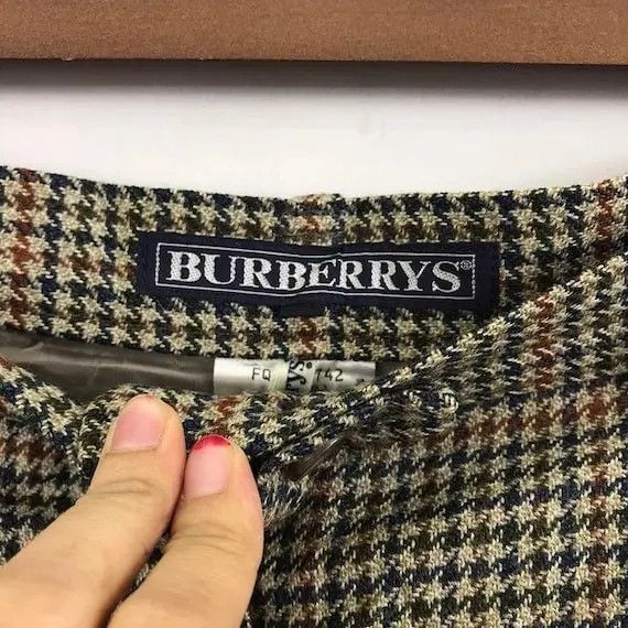Burberry Vtg BURBERRY LONDON ENGLAND Plaid Checks Casual Pant Trouser Size 26" / US 2 / IT 38 - 9 Thumbnail