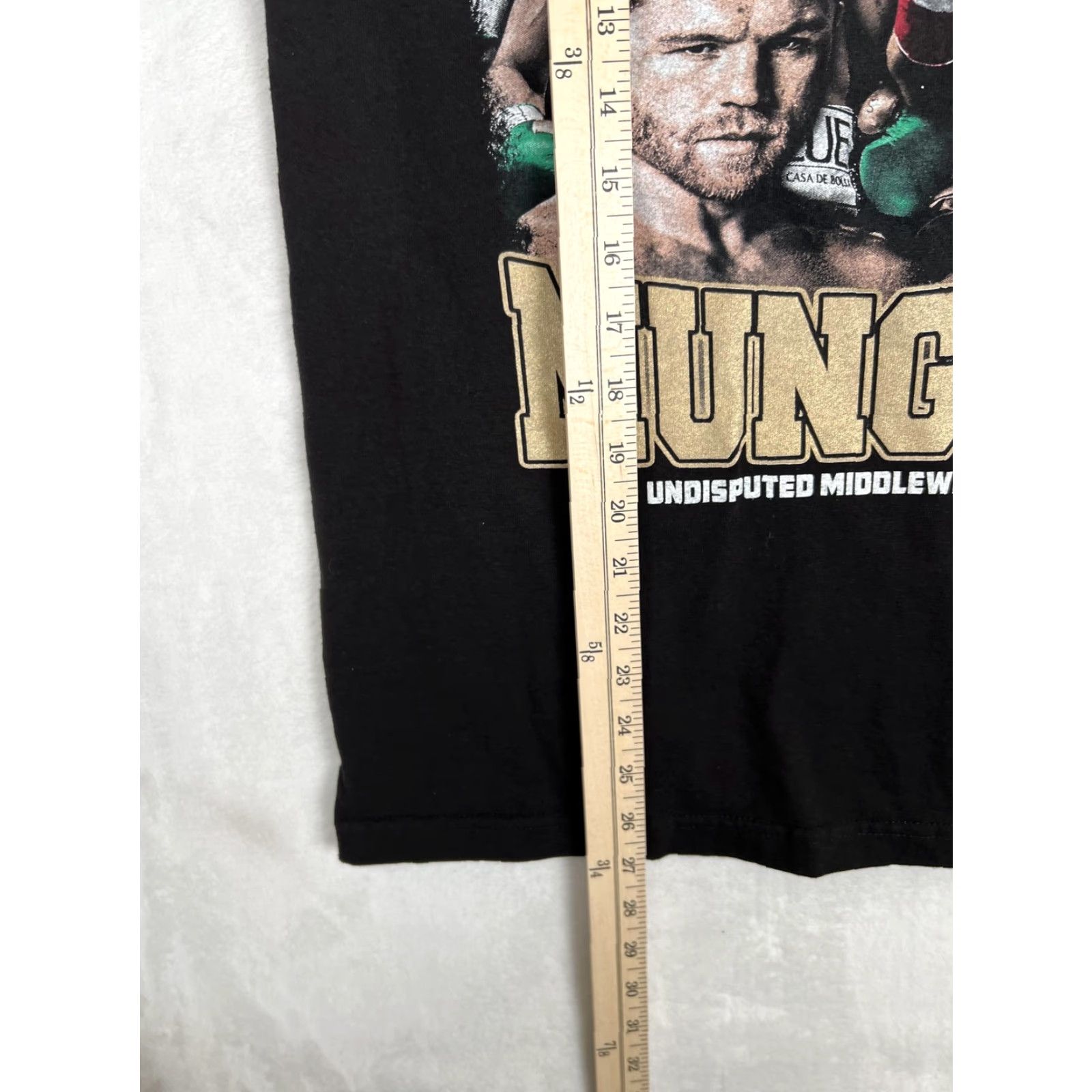 American Apparel Canelo vs Munguia Shirt Mens Small Black T-Shirt Boxing Undisputed Title Fight 2024 Size US S / EU 44-46 / 1 - 5 Thumbnail
