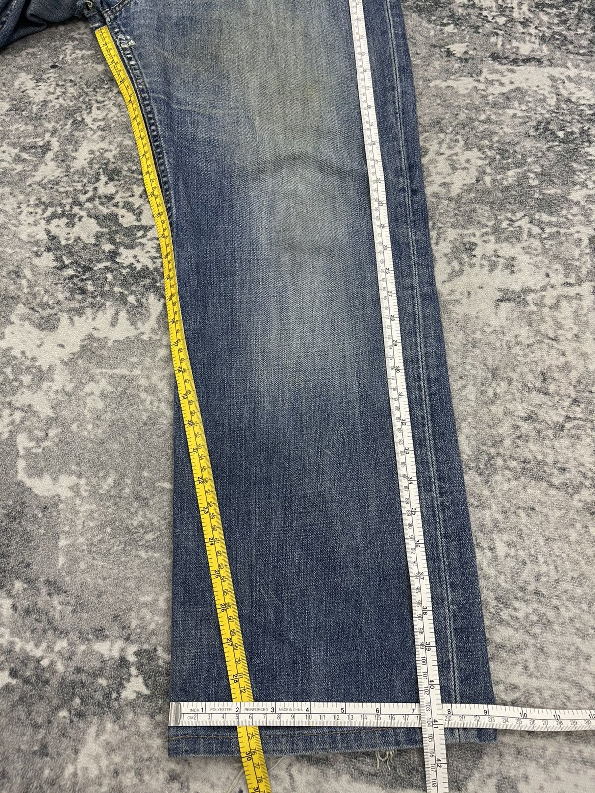 RRL Ralph Lauren Vintage Polo Ralph Lauren Baggy Distressed Denim Size US 36 / EU 52 - 25 Thumbnail